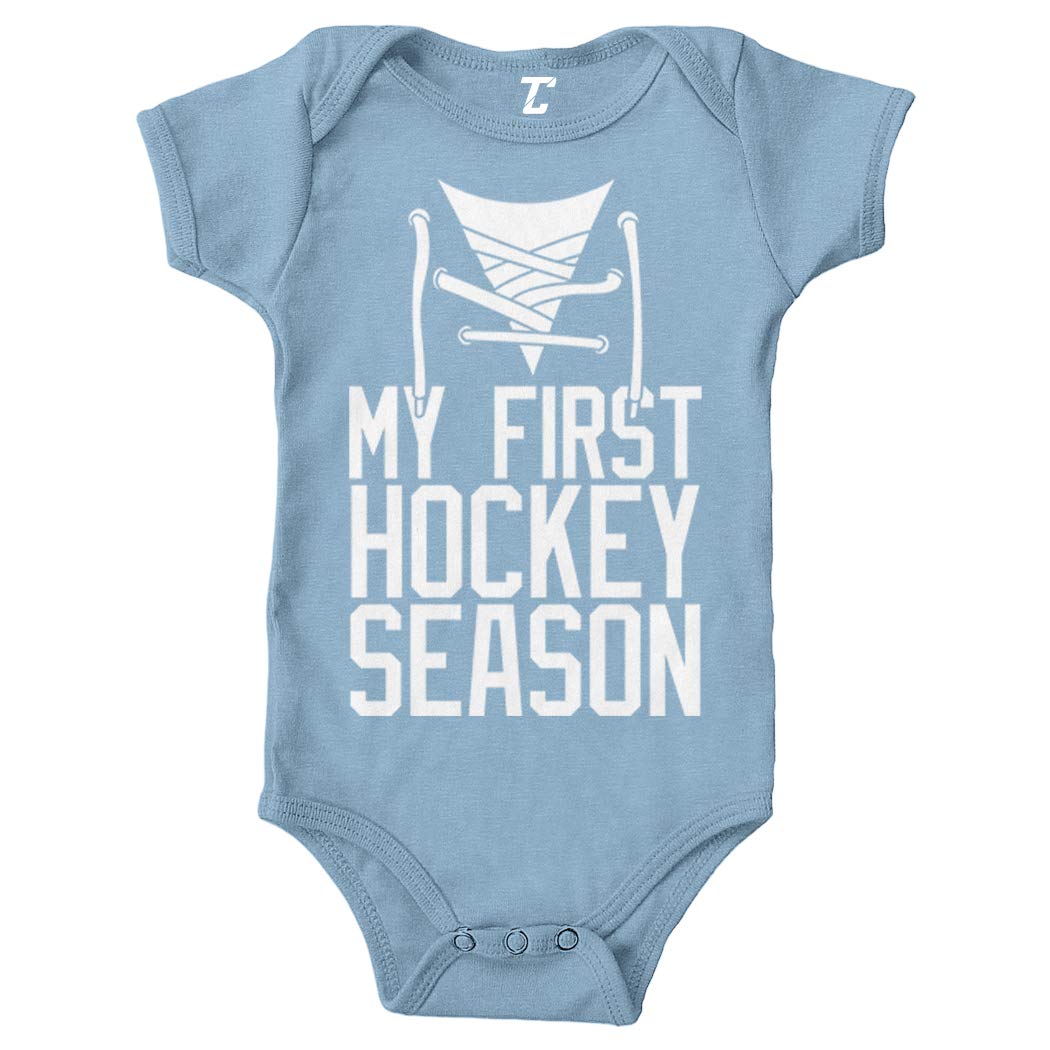 My First Hockey Season - Adorable Baby Bodysuit for Sports Fans | Perfect for Game Day, Baby Showers & Sports-Themed Photoshoots