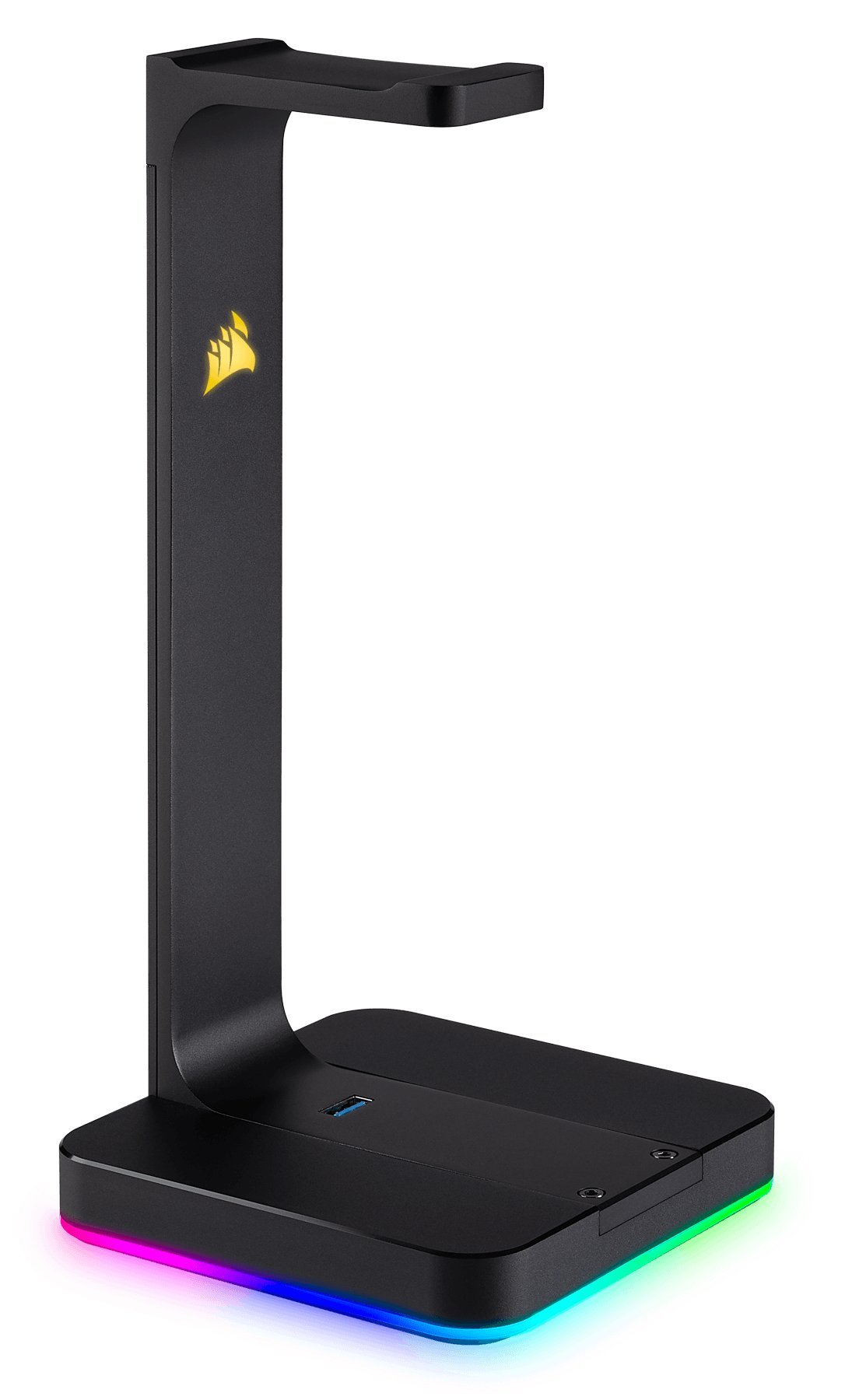 Corsair VOID ELITE RGB Wireless Gaming Headset with ST100 RGB Premium Headset Stand - White & Black (Durable Aluminum Construction, Dynamic 9-Zone RGB Lighting, 3.5mm Input) - Perfect for PC, PS5, Xbox Gaming & Streaming