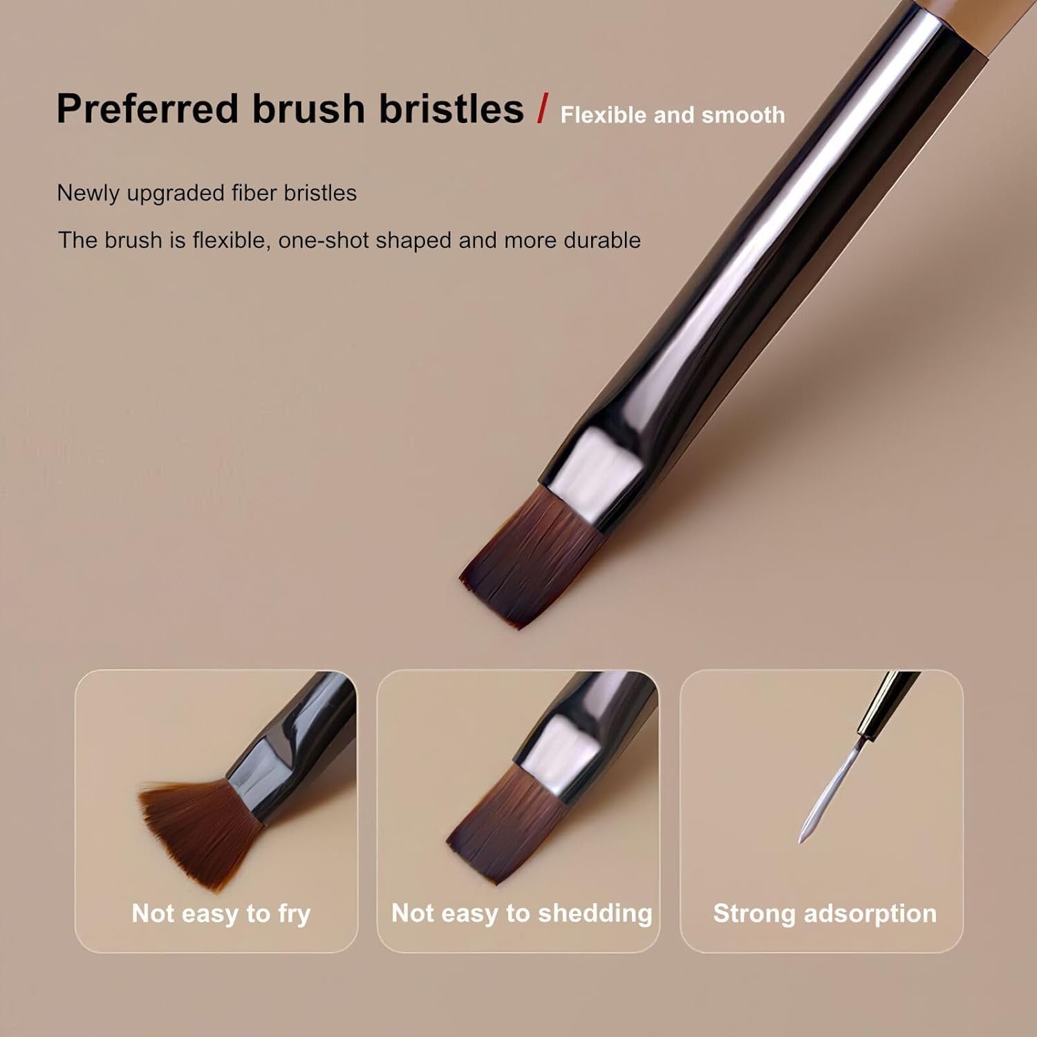 Professional 9pc Nail Art Brush Set for Gel Polish & Extensions - Home Salon & DIY Manicure