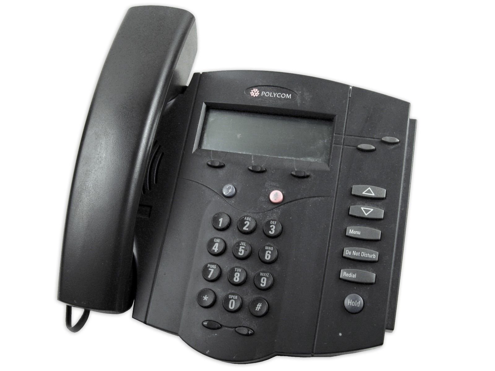 Polycom SoundPoint IP 301 VoIP Business Phone - AC Power Adapter Not Included - Ideal for Office & Remote Work Communication