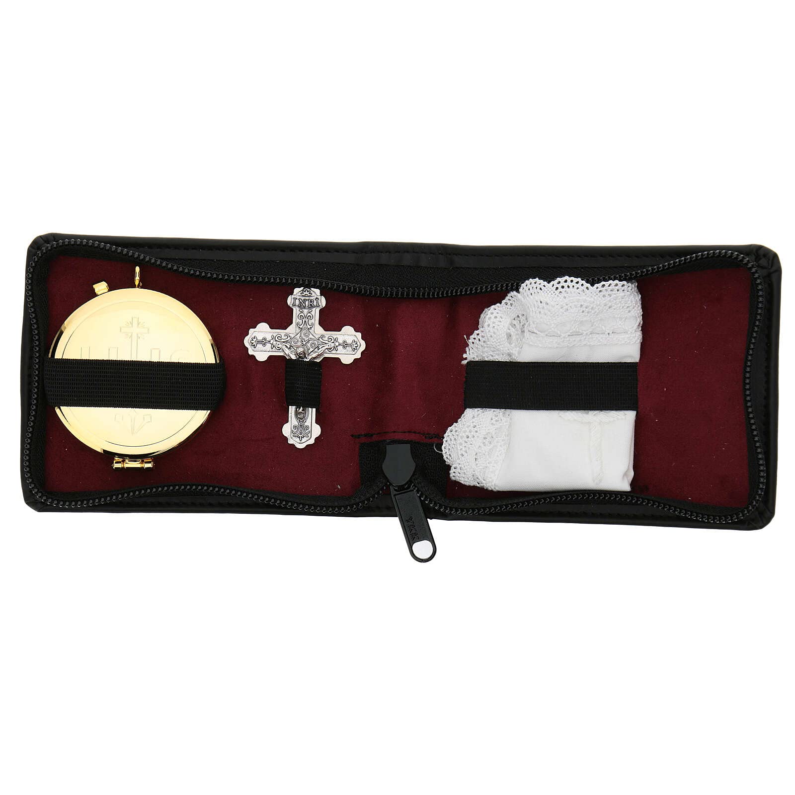 PYX Communion Holder with Included PYX - Portable Eucharistic Container for Church Services, Home Worship & Religious Ceremonies