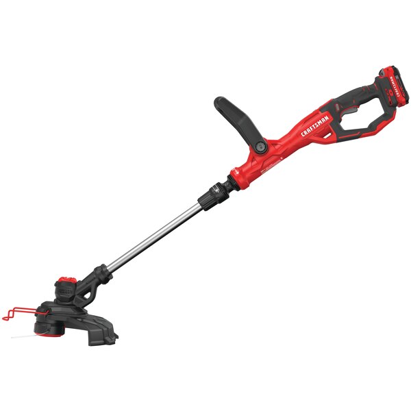 Refurbished CRAFTSMAN 20V Cordless 13-Inch WEEDWACKER® String Trimmer/Edger with Auto Feed & 2.0AH Battery - Full Warranty (CMCST900D1) - Perfect for Lawn Care, Yard Maintenance & Landscaping