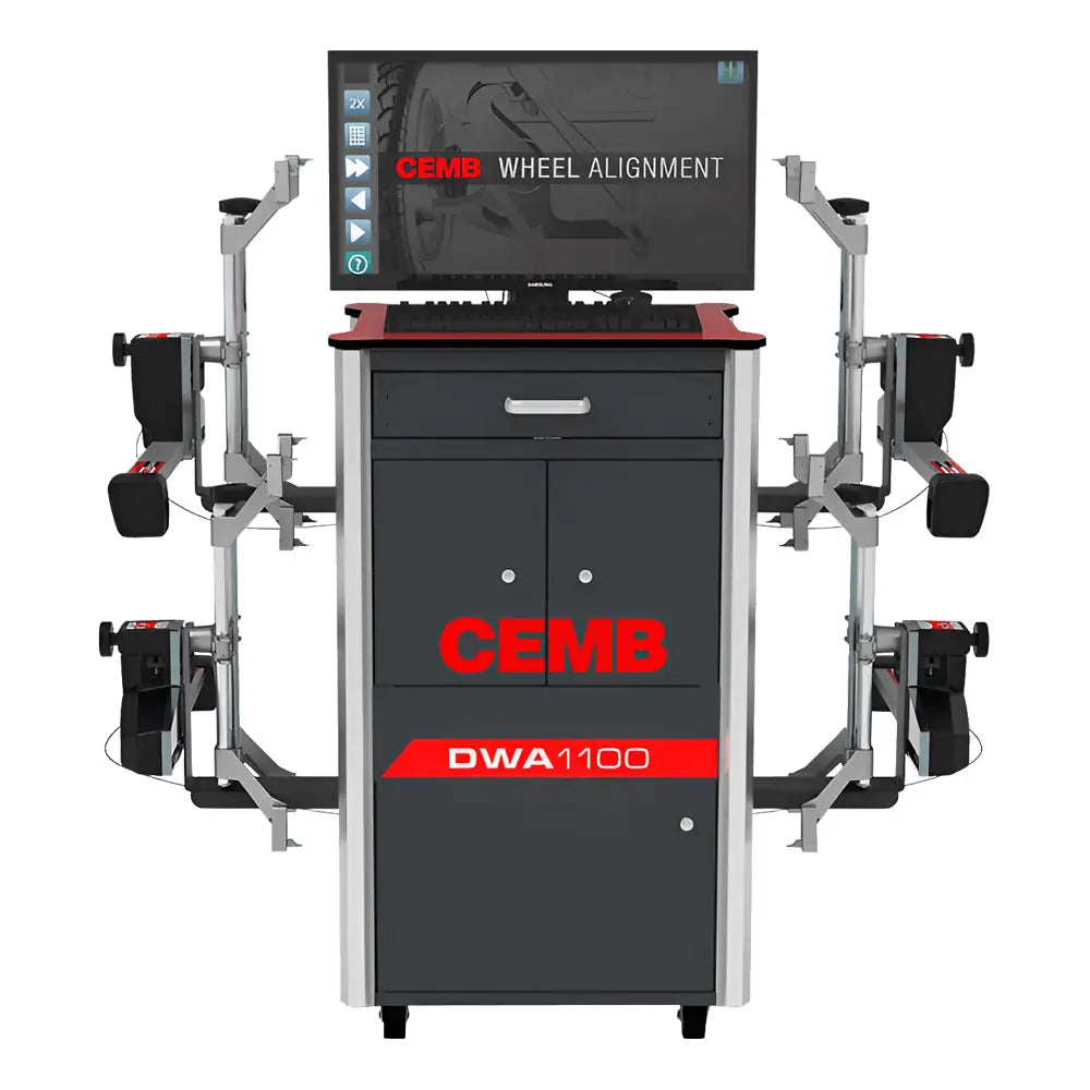 Cemb DWA1100 Wireless 8-Sensor CCD Wheel Alignment System - Professional Auto Repair & Tire Shop Equipment for Precise Vehicle Alignment