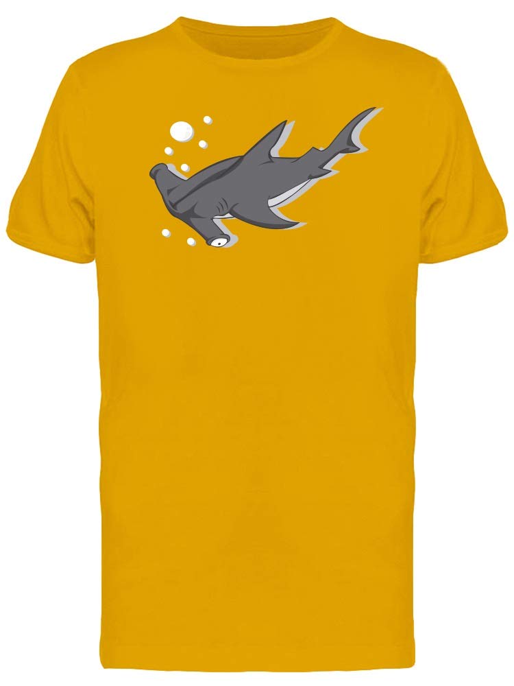Men's Cartoon Hammerhead Shark Graphic T-Shirt - Casual Funny Summer Tee for Beach, Surfing & Gifts