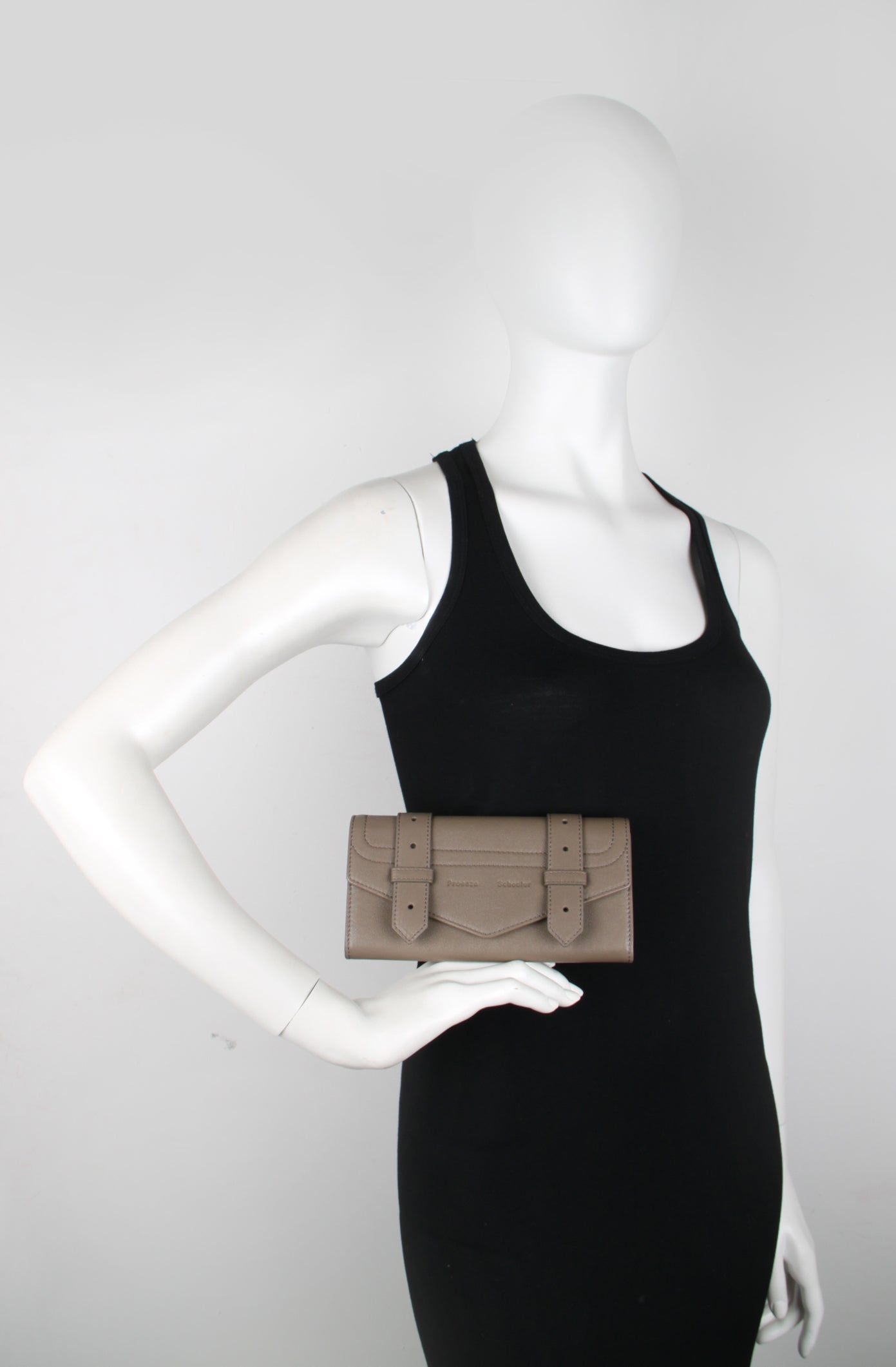 PS1 Continental Flap Wallet in Smoke - Premium Leather Card Holder for Men & Women - Perfect for Travel, Business & Everyday Use