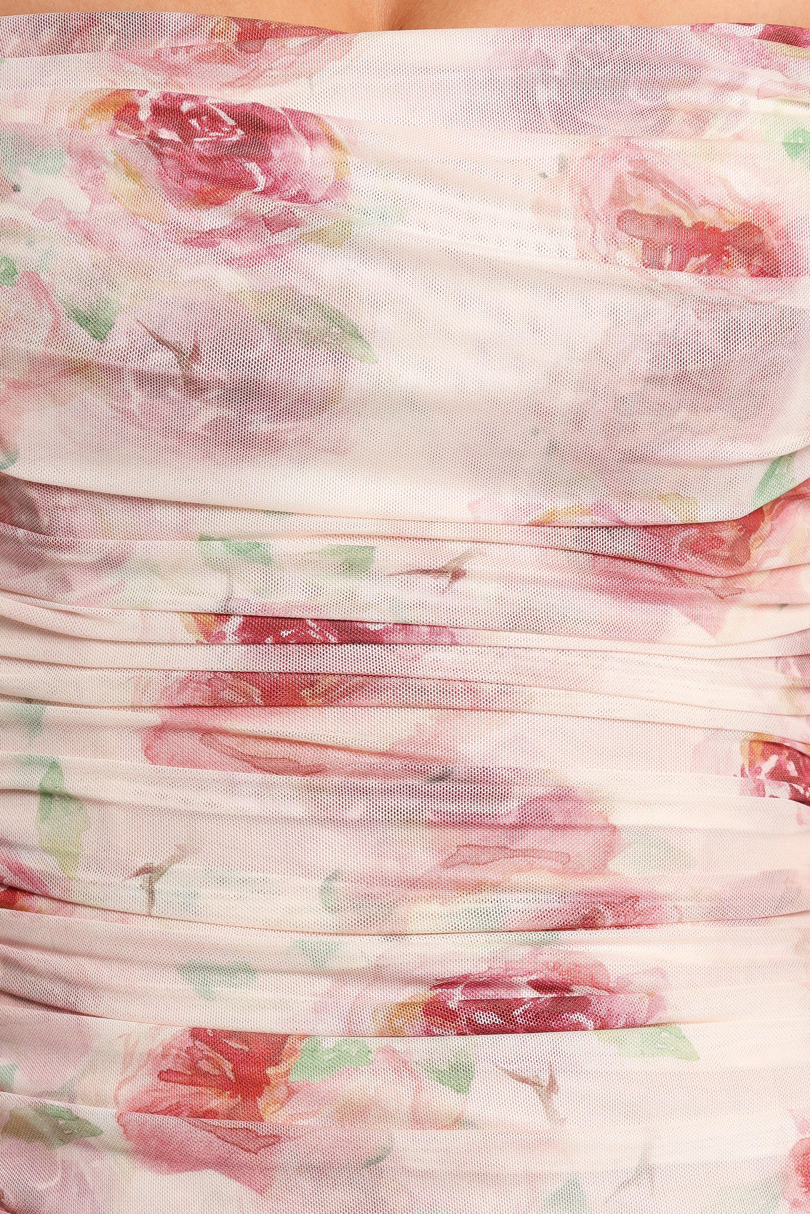 Cyra Midi Dress - Floral Print Rose Pink Summer Dress for Women | Perfect for Beach Vacations, Date Nights & Garden Parties