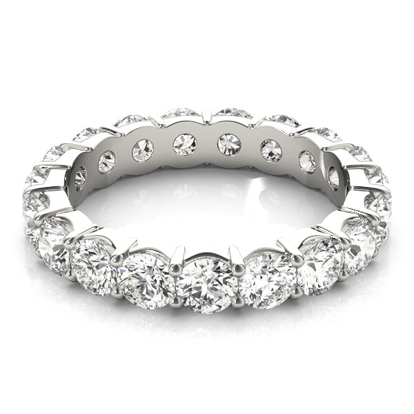 0.02 PT RD Prong Eternity Ring - Dainty Diamond Wedding Band for Women, Perfect for Anniversary Gifts & Everyday Elegance
