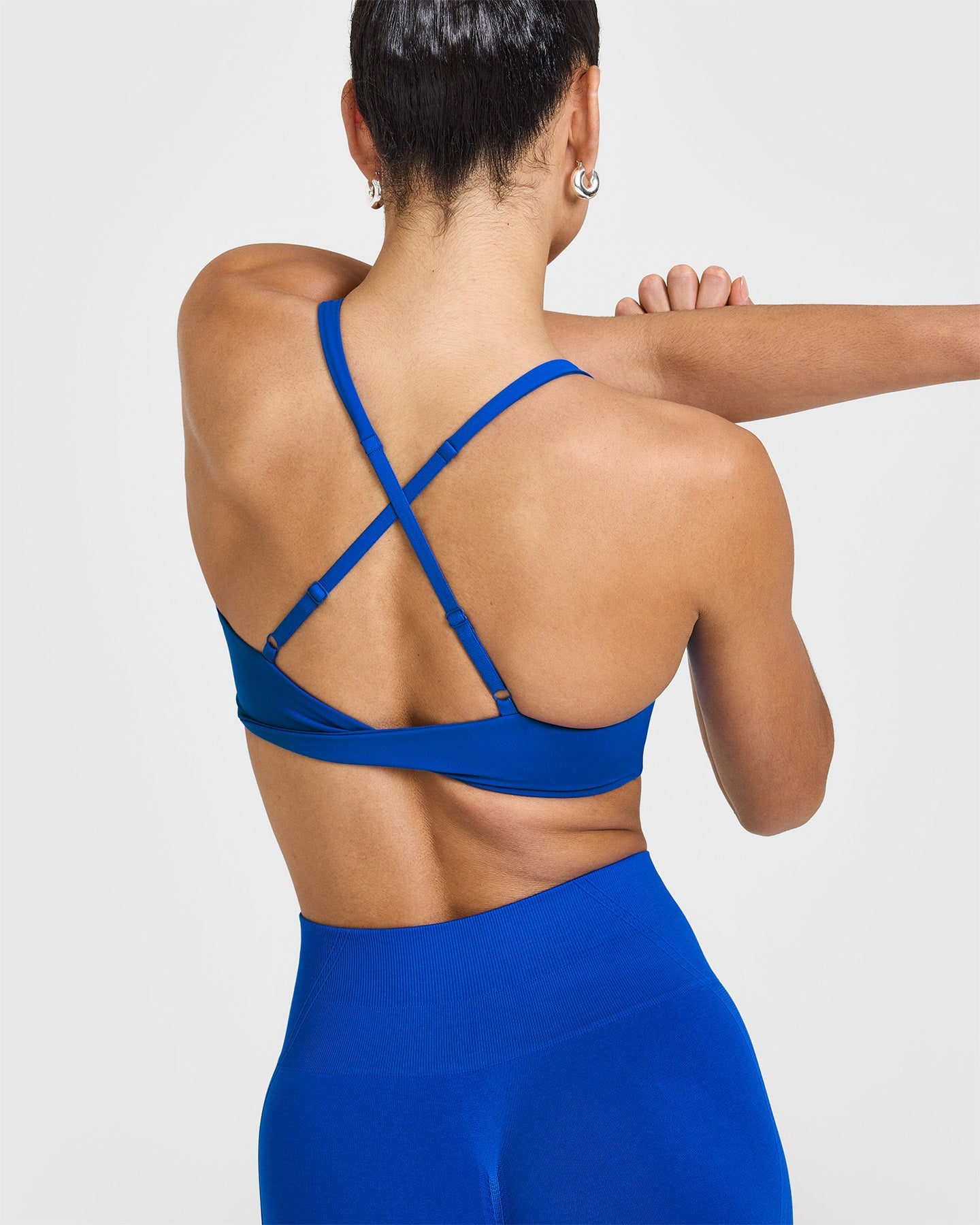 Unified Micro Bralette - Cobalt Blue Seamless Wireless Bra for Women | Comfortable Yoga Bralette for Workout, Lounge & Everyday Wear