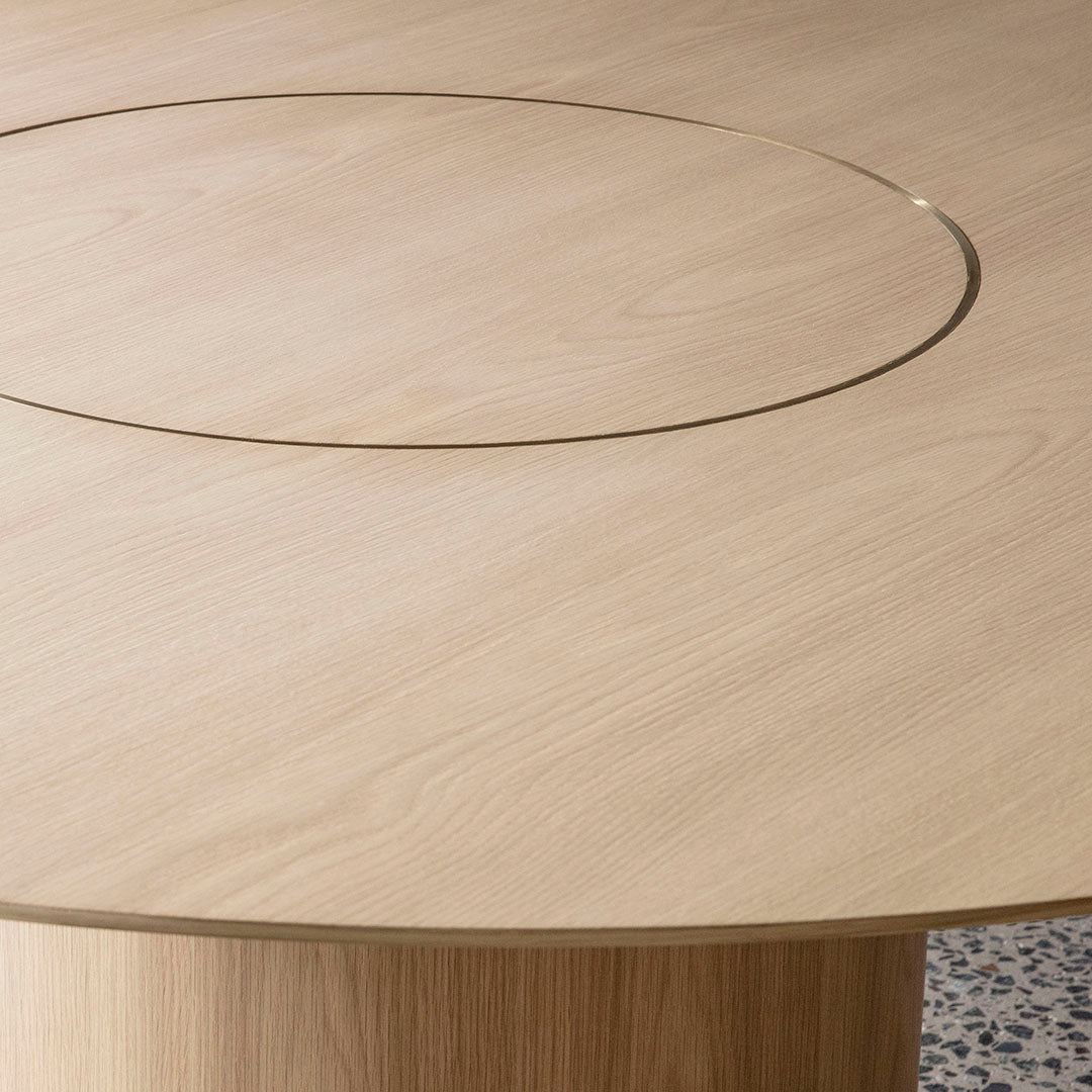 Crawford Modern Dining Table - 6 Seater Solid Wood Kitchen Table for Dining Room | Perfect for Family Gatherings & Dinner Parties