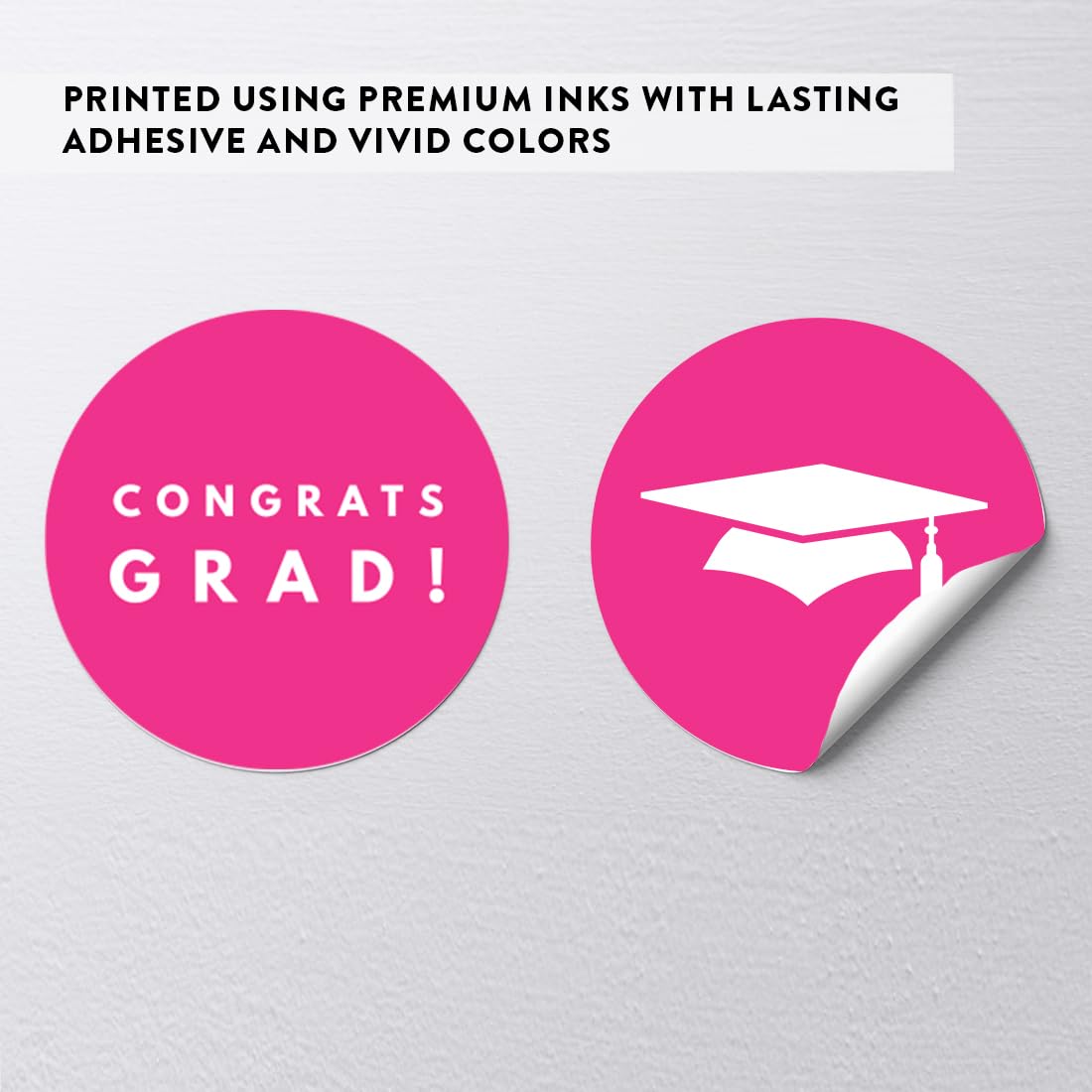 Andaz Press Chocolate Drop Labels - 216-Pack for Graduation 2024 | Party Favors & Gifts