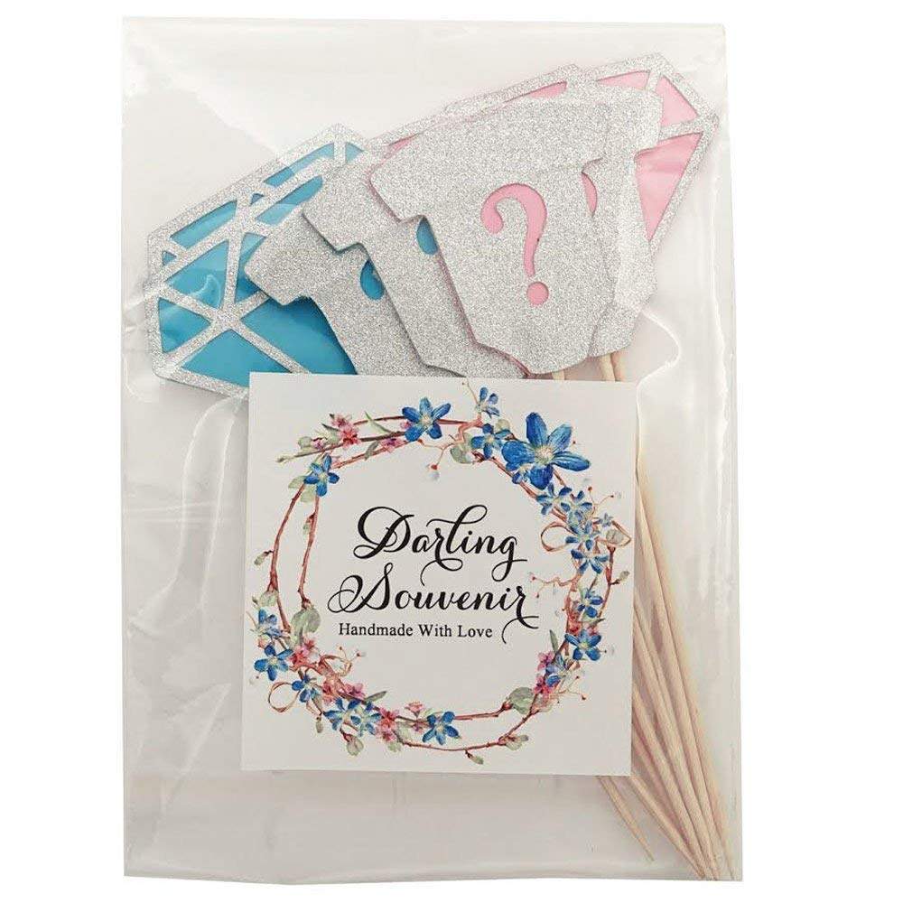 Baby Shower Cupcake Toppers - 40pcs Its a Girl Gender Reveal Party Decorations for Desserts, Cakes & Cookies | Perfect for Baby Showers, Gender Reveal Parties & Celebrations