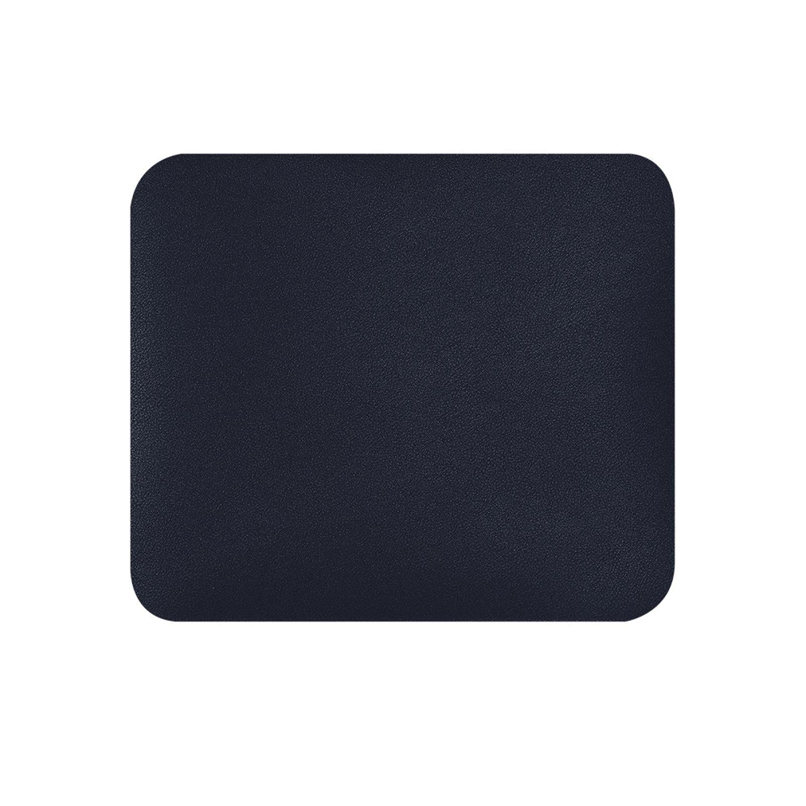 Premium Leather Gaming Mouse Pad - Non-Slip Desk Mat for PC & Laptop - Comfortable Extended Mousepad for Office Work & Gaming - Dark Blue