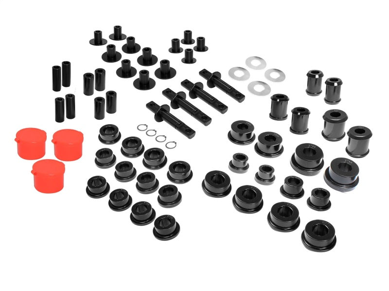 aFe Control Arm Bushing & Sleeve Set for 1997-2013 Chevrolet Corvette C5/C6 - Black | Improves Handling & Ride Comfort for Performance Driving & Daily Commutes