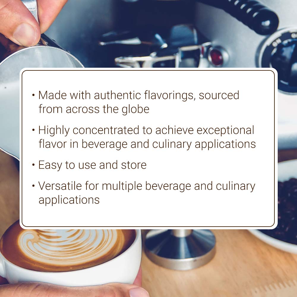 Monin Dark Chocolate Sauce - Velvety Rich Gluten-Free Dessert Topping for Coffee, Ice Cream, Pancakes & Snacks (12oz Bottle, 6-Pack) - Perfect for Home Baking, Cafes & Gift Giving