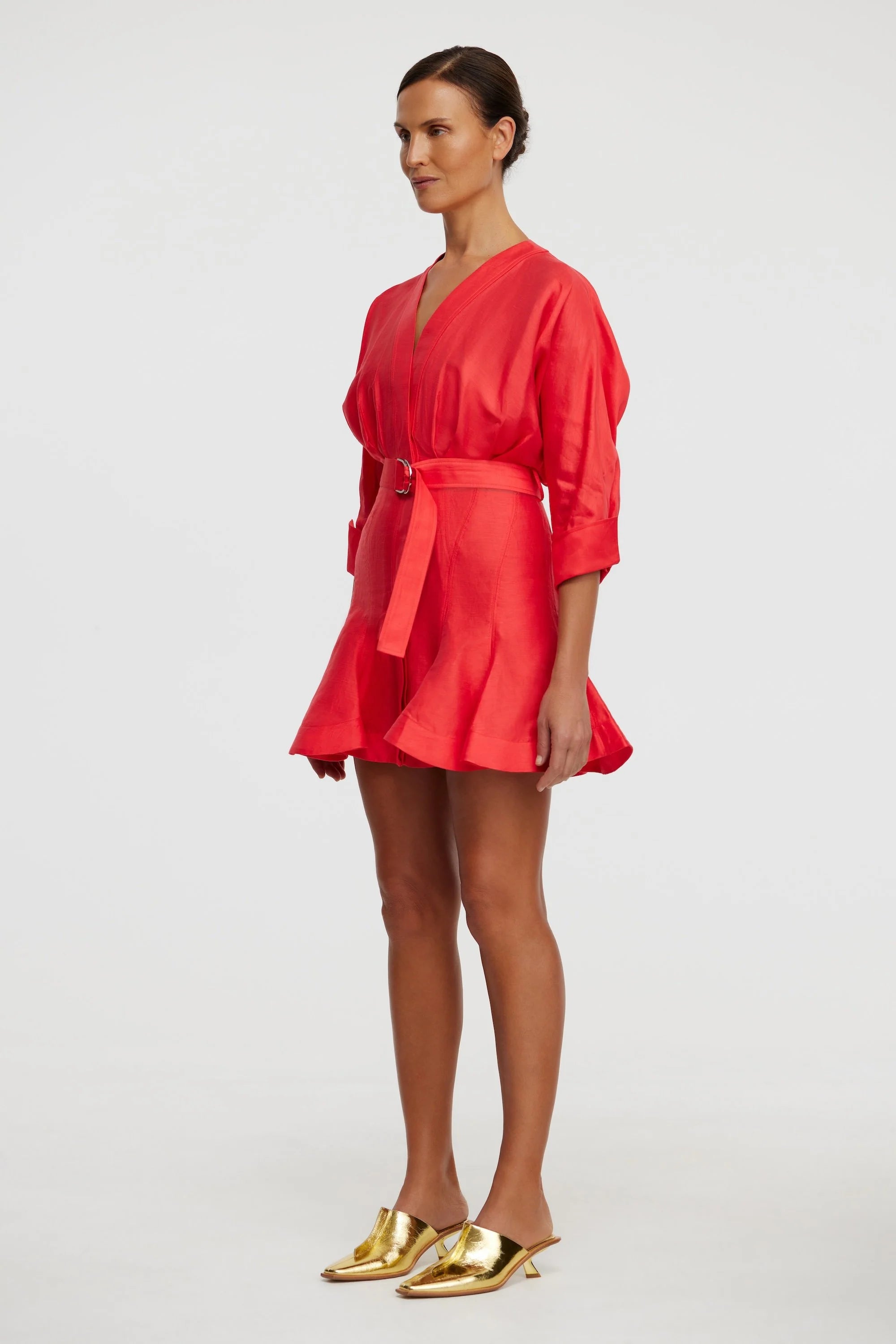 Fairyhill Women's Mini Dress - Flowy Short Sleeve Summer Casual Dress for Beach, Party & Date Night