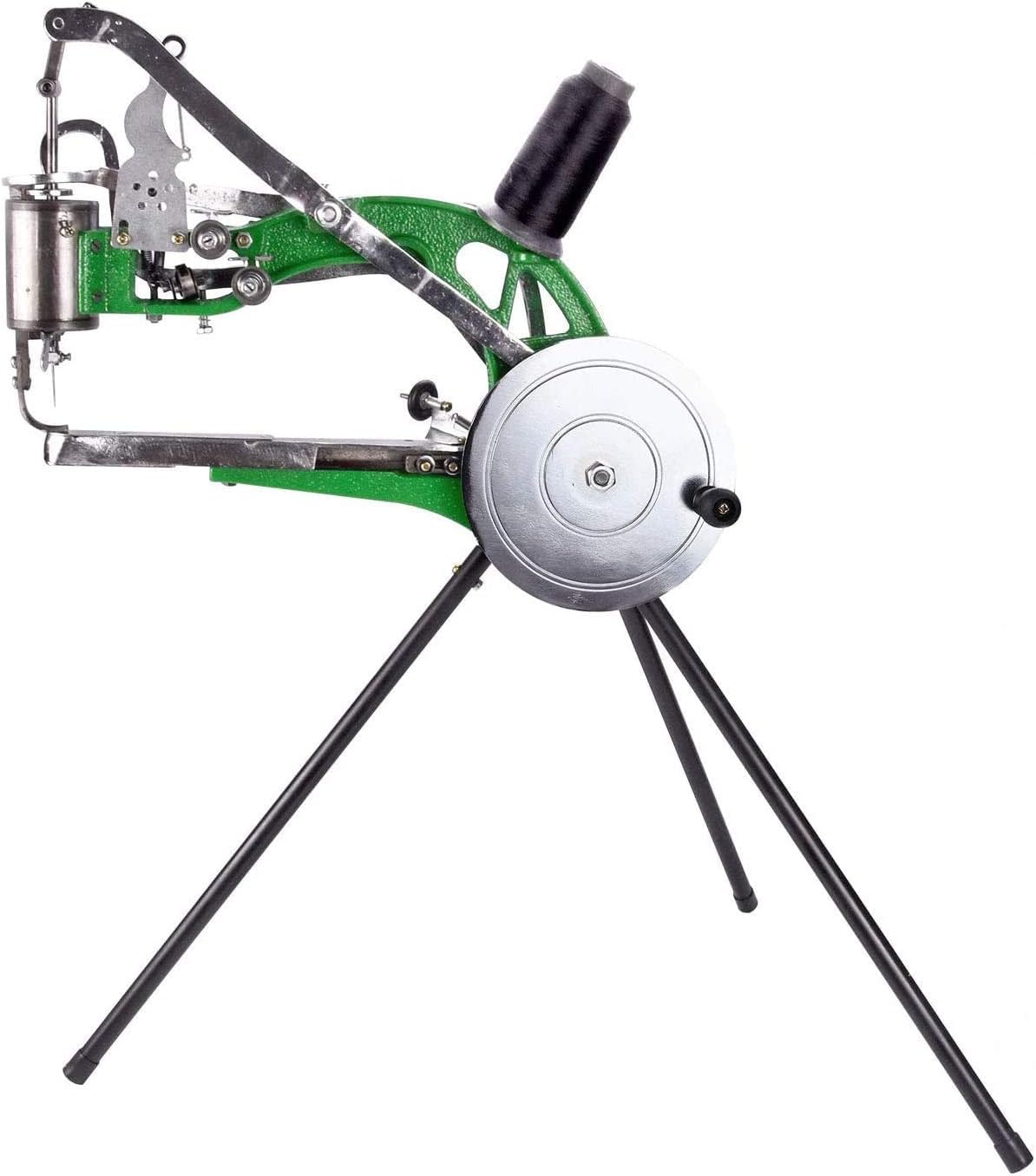 Heavy Duty Leather Sewing Machine - Dual Cotton & Nylon Thread Manual Stitching for Shoes, Bags, Belts | Cast Iron Construction | Perfect for Leathercraft, DIY Repairs & Professional Cobblers