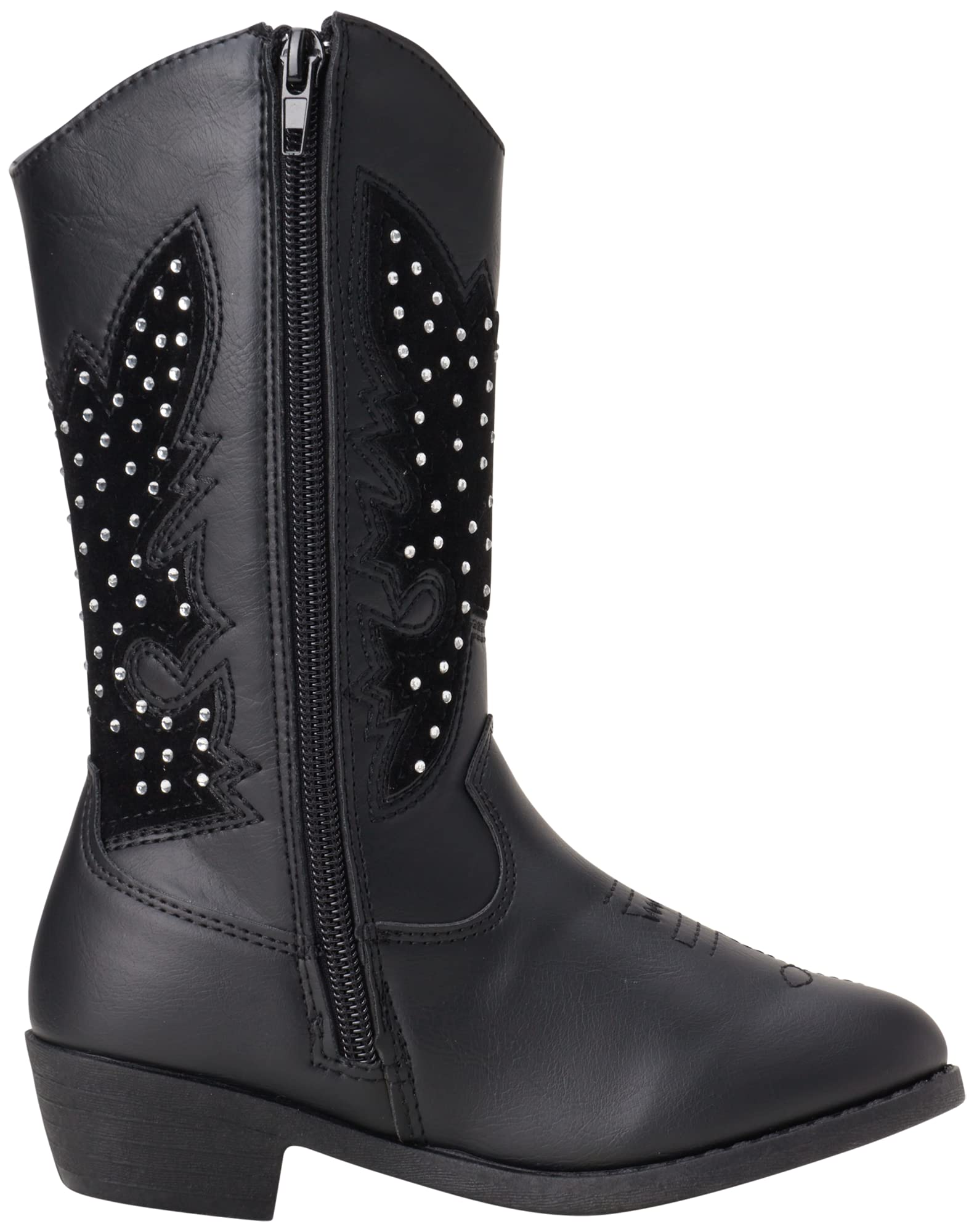 Girls' Western Cowboy Boots for Toddlers & Kids - Stylish Leather Cowgirl Boots with Comfortable Fit for Girls' Fashion, Playtime & Western-Themed Events