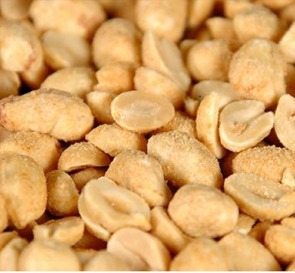 Premium Roasted & Salted Peanuts with Natural Sea Salt - Crunchy Snack for Parties, Hiking & Healthy Eating