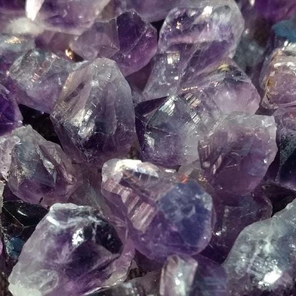 Natural Amethyst Rough Pocket Stone - Healing Crystal for Stress Relief, Meditation & Spiritual Growth | Perfect for Home, Office & Travel