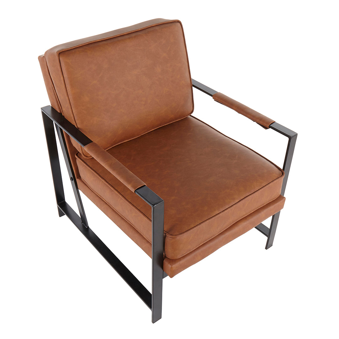 Franklin Arm Chair - Modern Comfortable Upholstered Lounge Chair for Living Room, Office, and Reading Nook - Perfect for Relaxing, Working, and Decorating Your Home