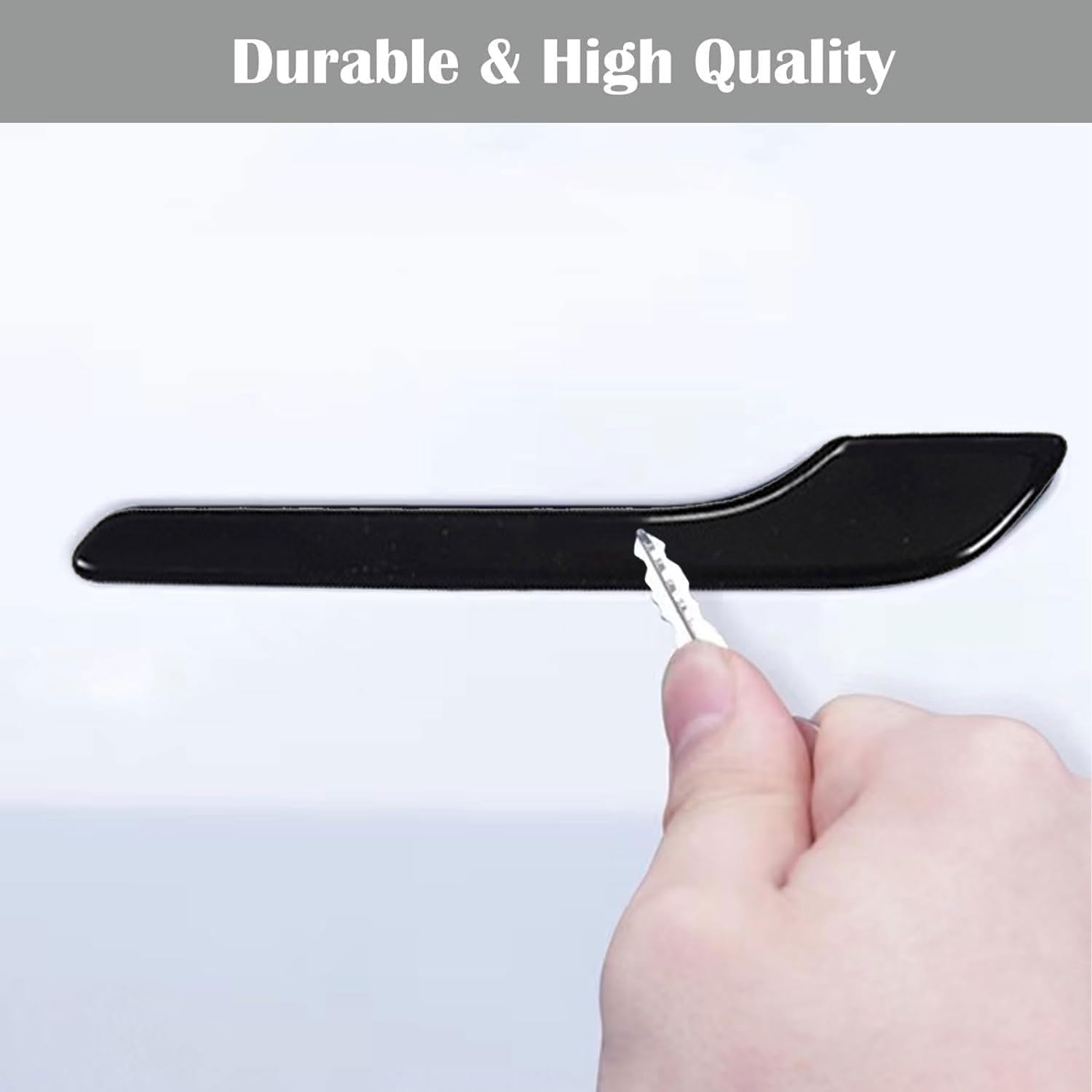Tesla Model 3/Y Handle Covers (2017-2023) - Glossy Black 4PCS - Stylish Car Door Protection
