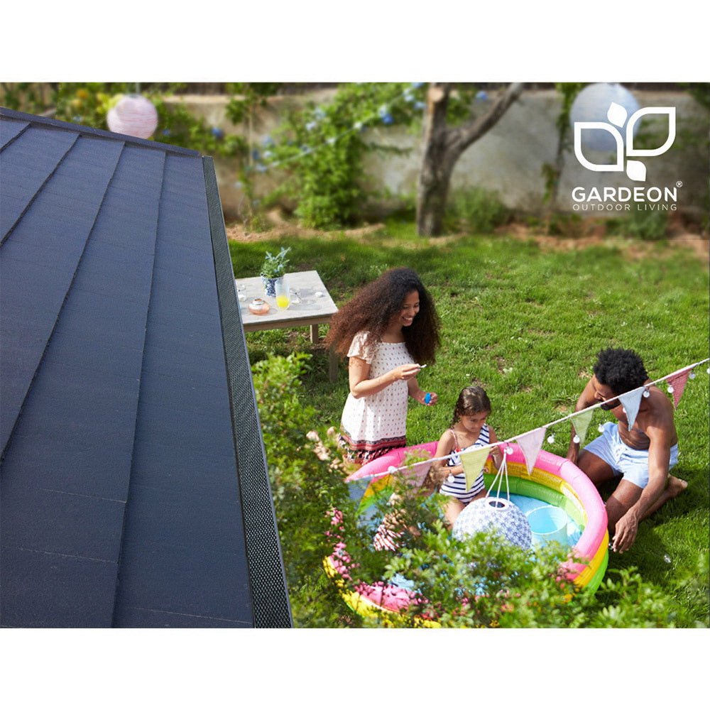 Aluminum Gutter Guard Mesh - 60M (100x20cm) Black - Heavy Duty Leaf & Debris Protection for Roof Gutters - Perfect for Home, Commercial & Industrial Use
