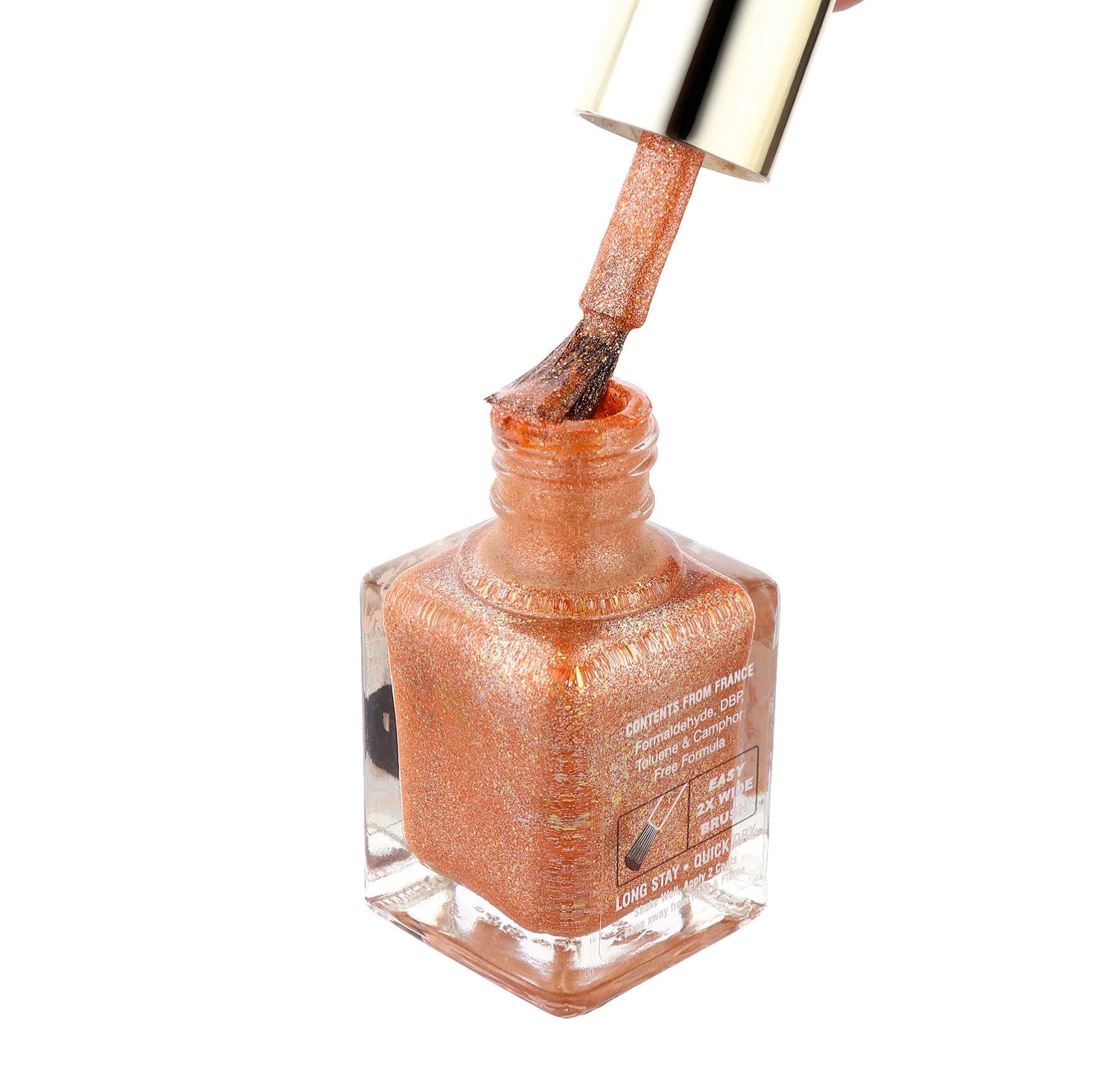 Elfani 3D Texture Nail Polish - Long Lasting Gel Polish with Glitter & Shimmer Effect | Perfect for Manicures, Pedicures, Nail Art & Special Occasions