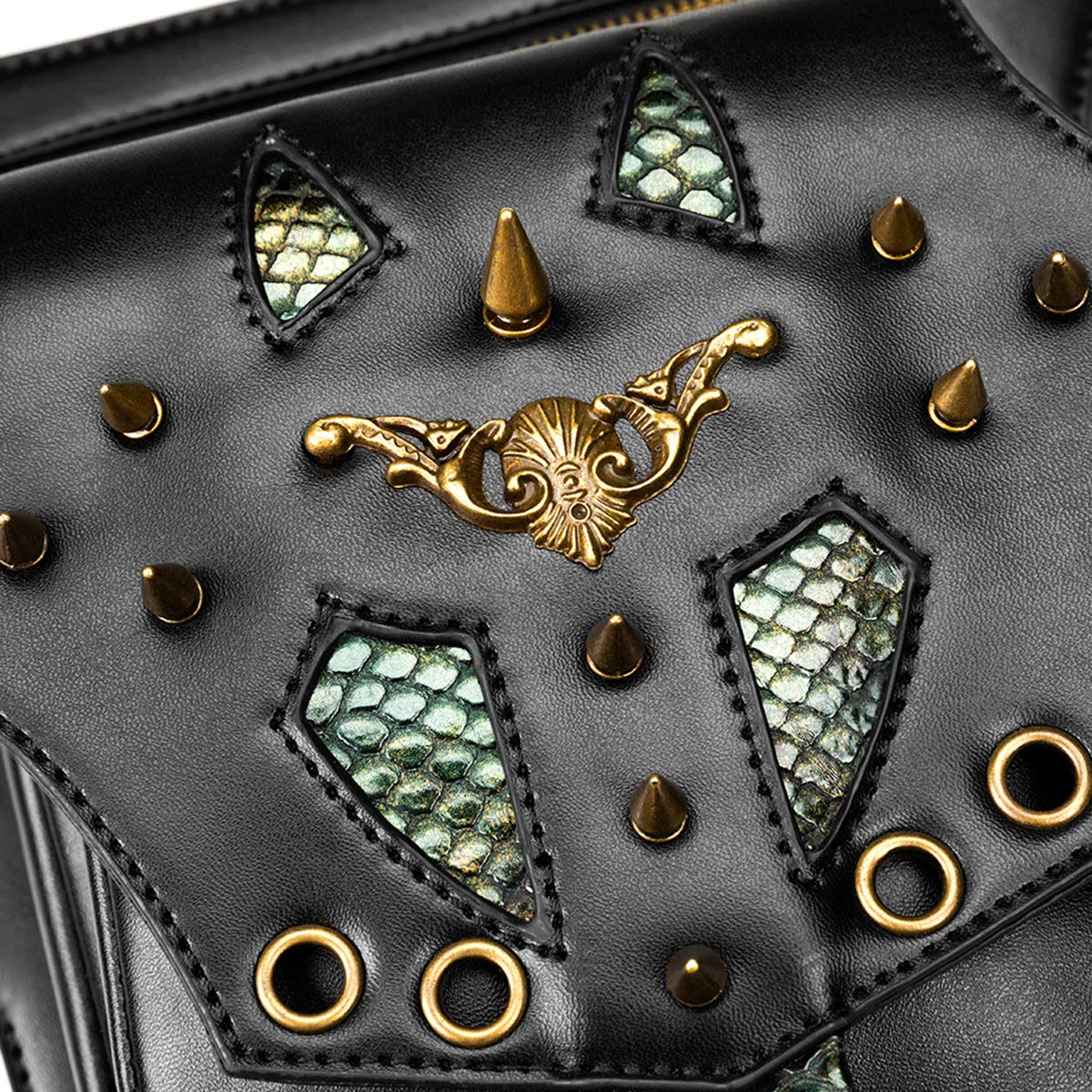 Gothic Steampunk Waist Bag for Women - Vintage Leather Crossbody Shoulder Bag & Leg Arm Pack - Perfect for Cosplay, Renaissance Fairs & Alternative Fashion