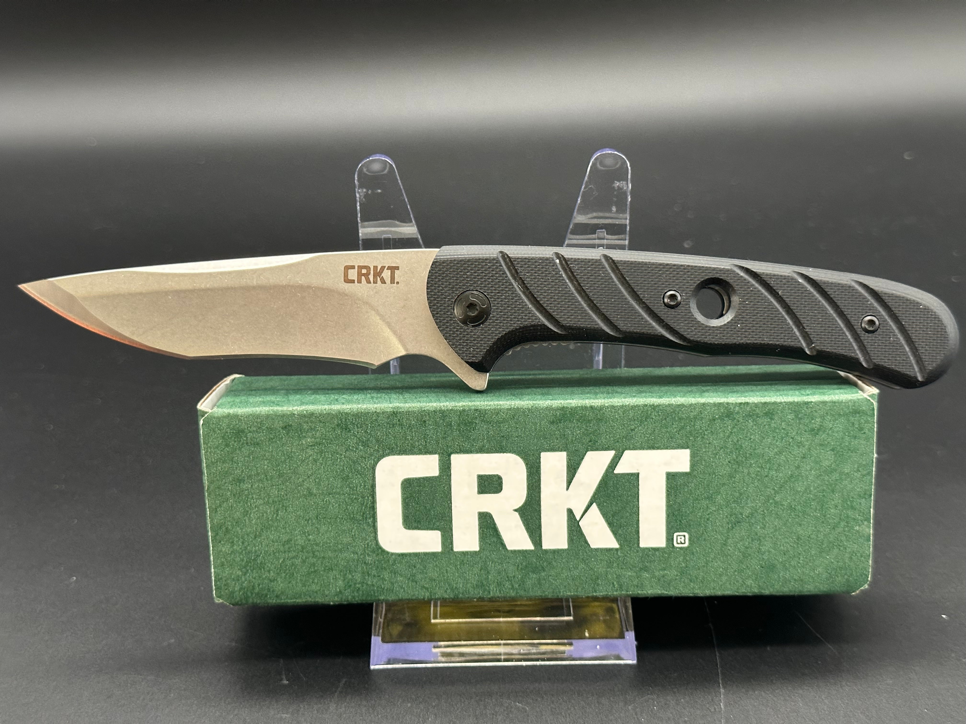 CRKT Intention Folding Pocket Knife - EDC Tactical Knife for Camping, Hiking & Outdoor Survival | Razor Sharp Stainless Steel Blade & Ergonomic Grip