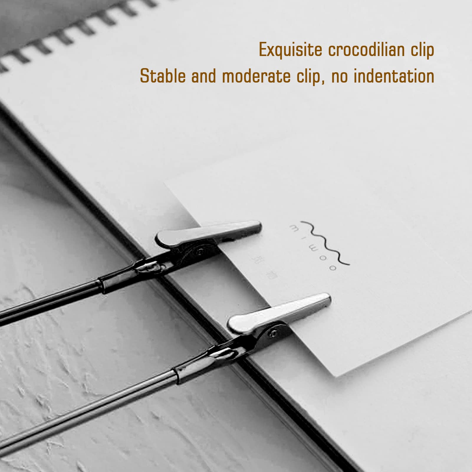 Pssopp Table Number Holder & Memo Clip - Vertical Note Holder for Wedding, Party, Office Desk - Black Photo Frame Stand | Perfect for Events, Meetings & Home Organization