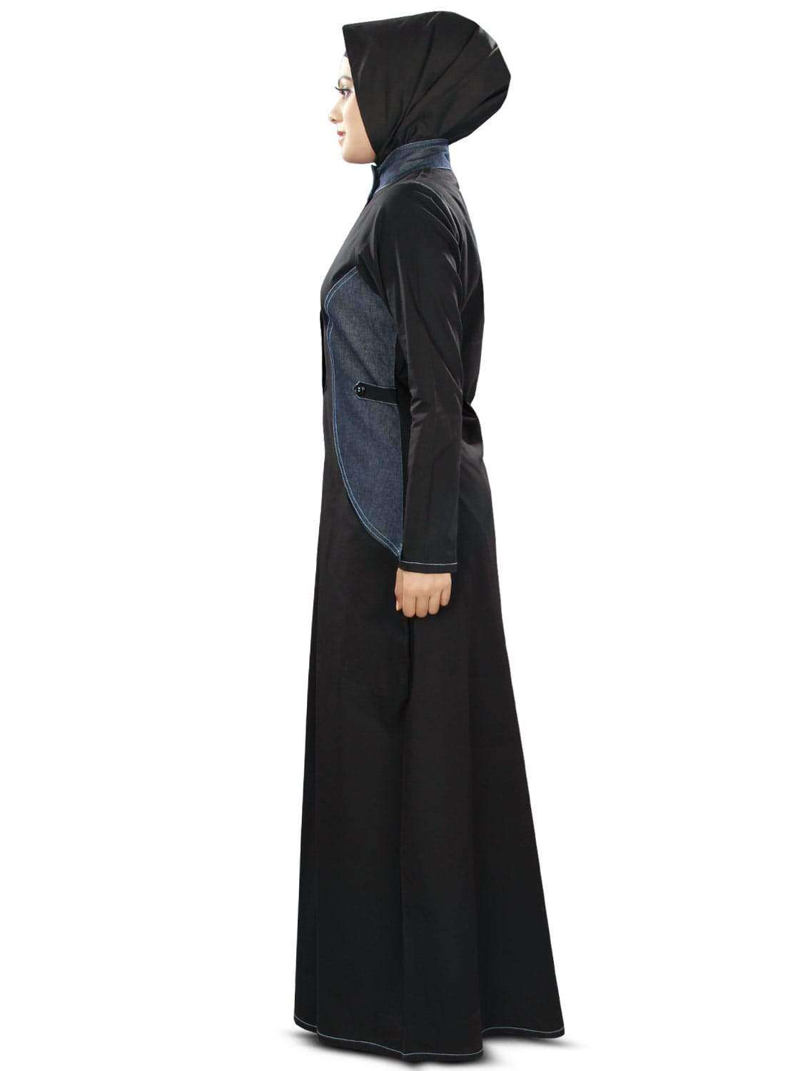 Elegant Maahnoor Abaya for Women - Modest Islamic Dress for Prayer, Mosque & Special Occasions
