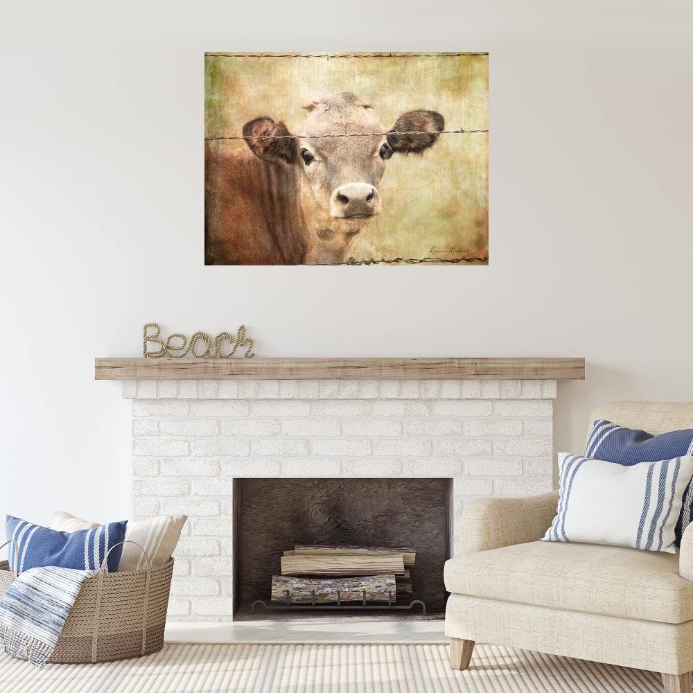 Little Bess Canvas Wall Art by Ramona Murdock - 46x35 Inch Fine Art Painting for Living Room, Bedroom, Office Decor - Ready to Hang Home & Wall Decor - Perfect for Housewarming Gifts & Interior Design