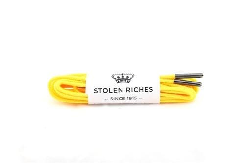 Premium Huckleberry Yellow Boot Shoelaces - 72 Inches/183cm Long - Durable & Stylish Replacement Laces for Work Boots, Hiking Shoes & Outdoor Footwear
