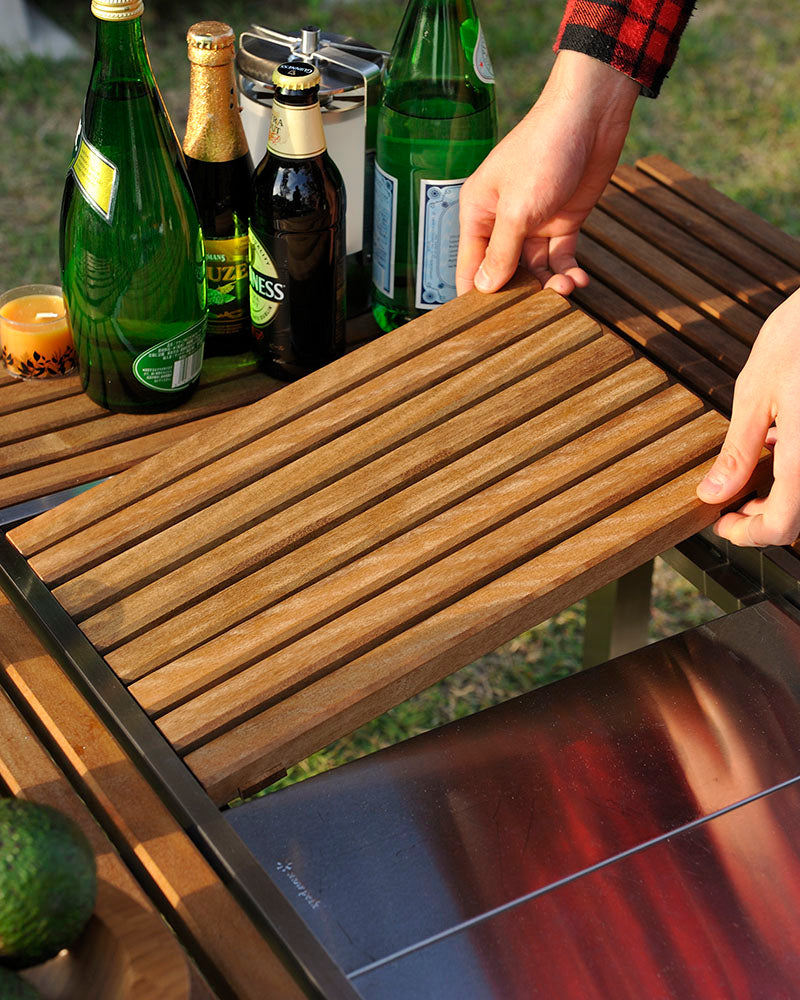 Premium Wooden Garden Table Insert - Durable & Weather-Resistant for Outdoor Patio, Deck, and Backyard Dining