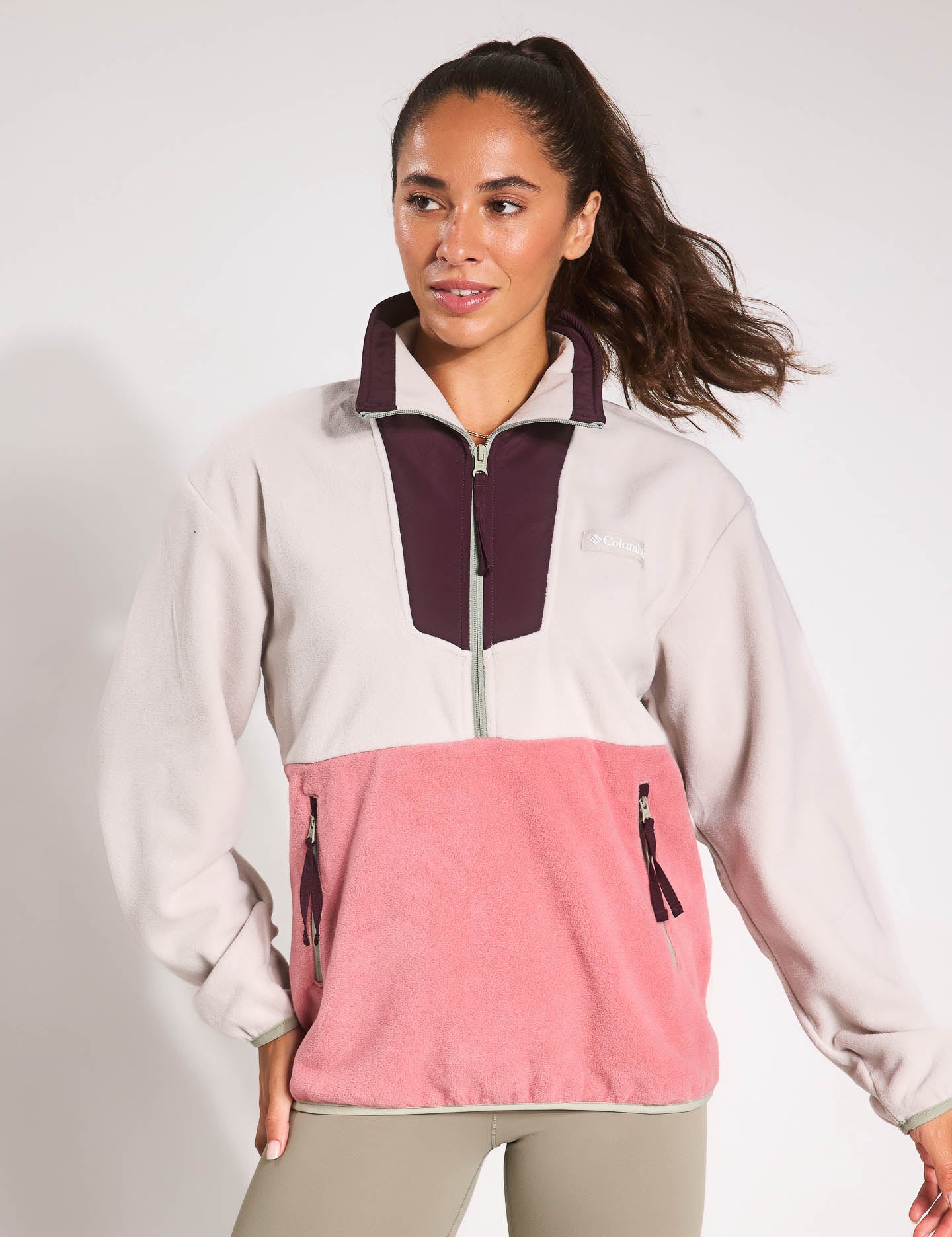 Sequoia Grove 1/2 Zip Fleece Pullover - Dark Stone Color | Soft & Warm Men's Quarter-Zip Sweatshirt | Perfect for Hiking, Camping & Outdoor Activities
