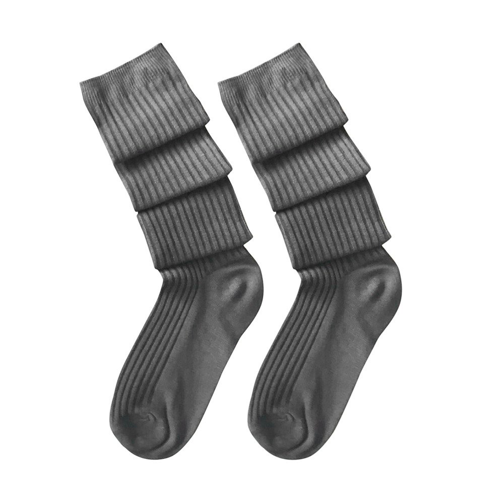 Women's Thigh High Compression Socks - Over The Knee Black Cotton Stockings for Ladies & Girls - Warm Long Socks for Running, Nursing, Travel & Cold Weather Comfort