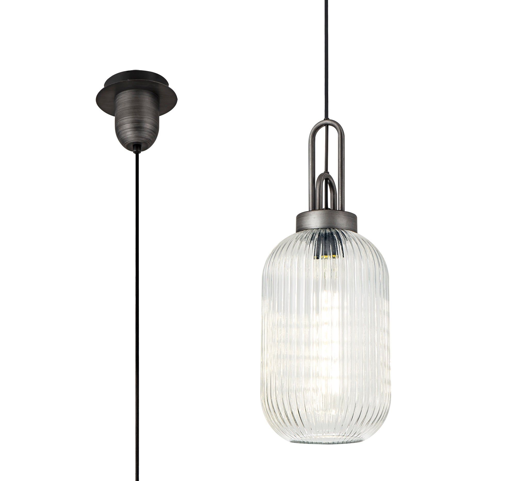 Clear Black/Aged Pewter