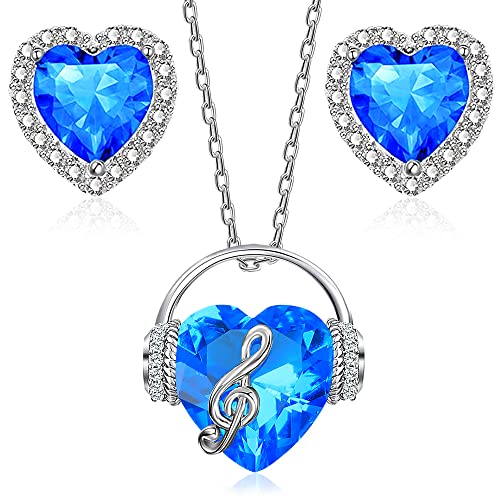 NL72-Dec.-Sky Blue-Necklace+Earrings