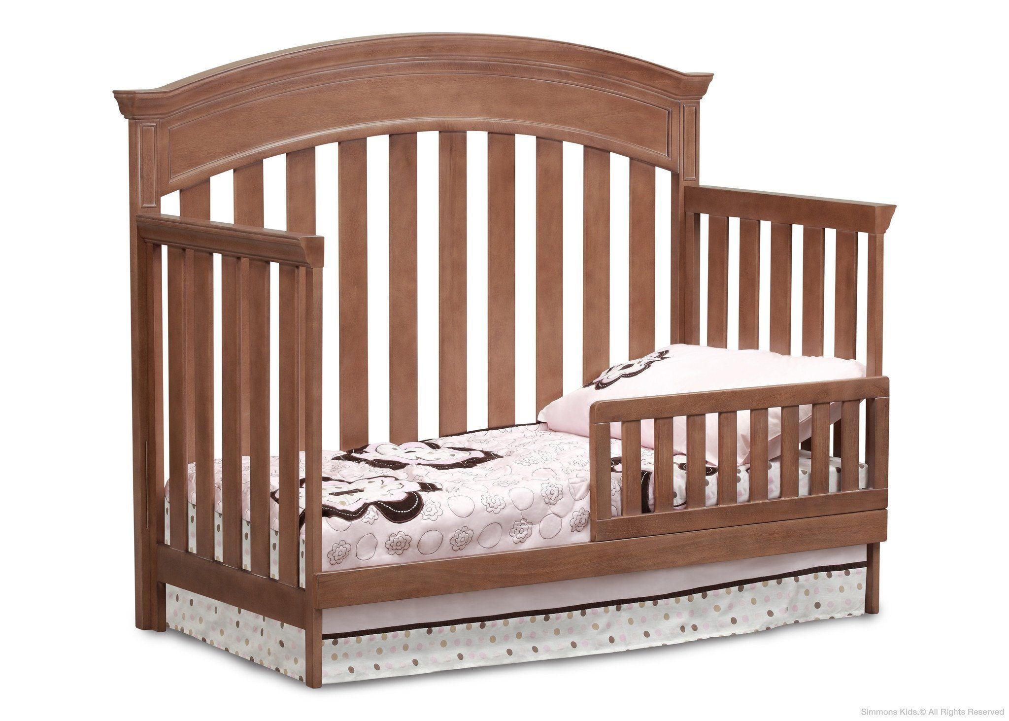 Chateau Crib 'N' More - Luxury Baby Crib with Convertible Design for Nursery, Toddler Bed & Daycare Use