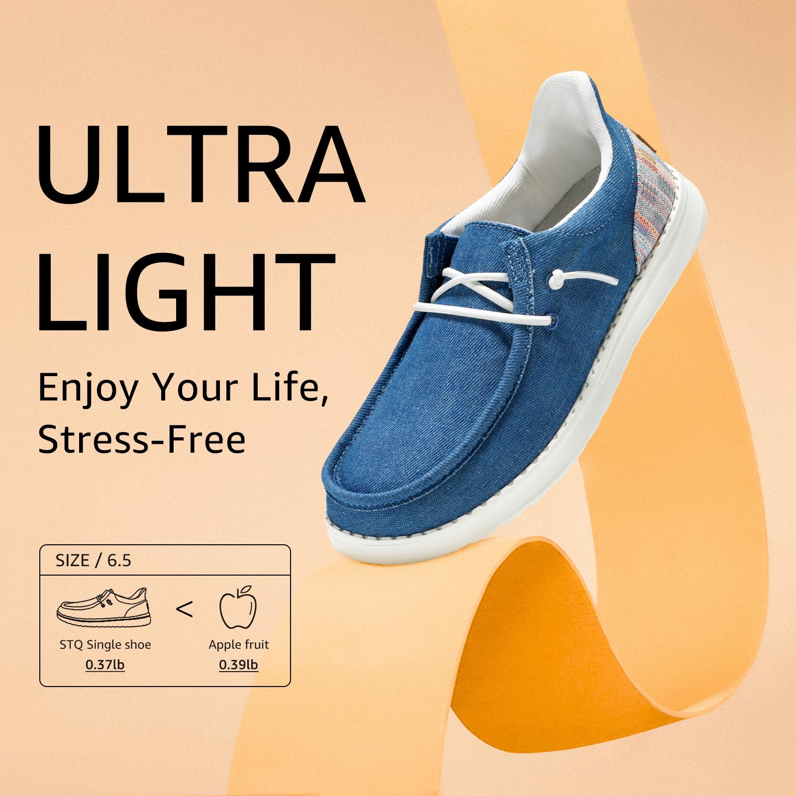 STQ Women's Slip-On Maternity Shoes - Orthopedic Support for Plantar Fasciitis, Ultra Lightweight Comfort Sneakers for Pregnancy & Everyday Wear