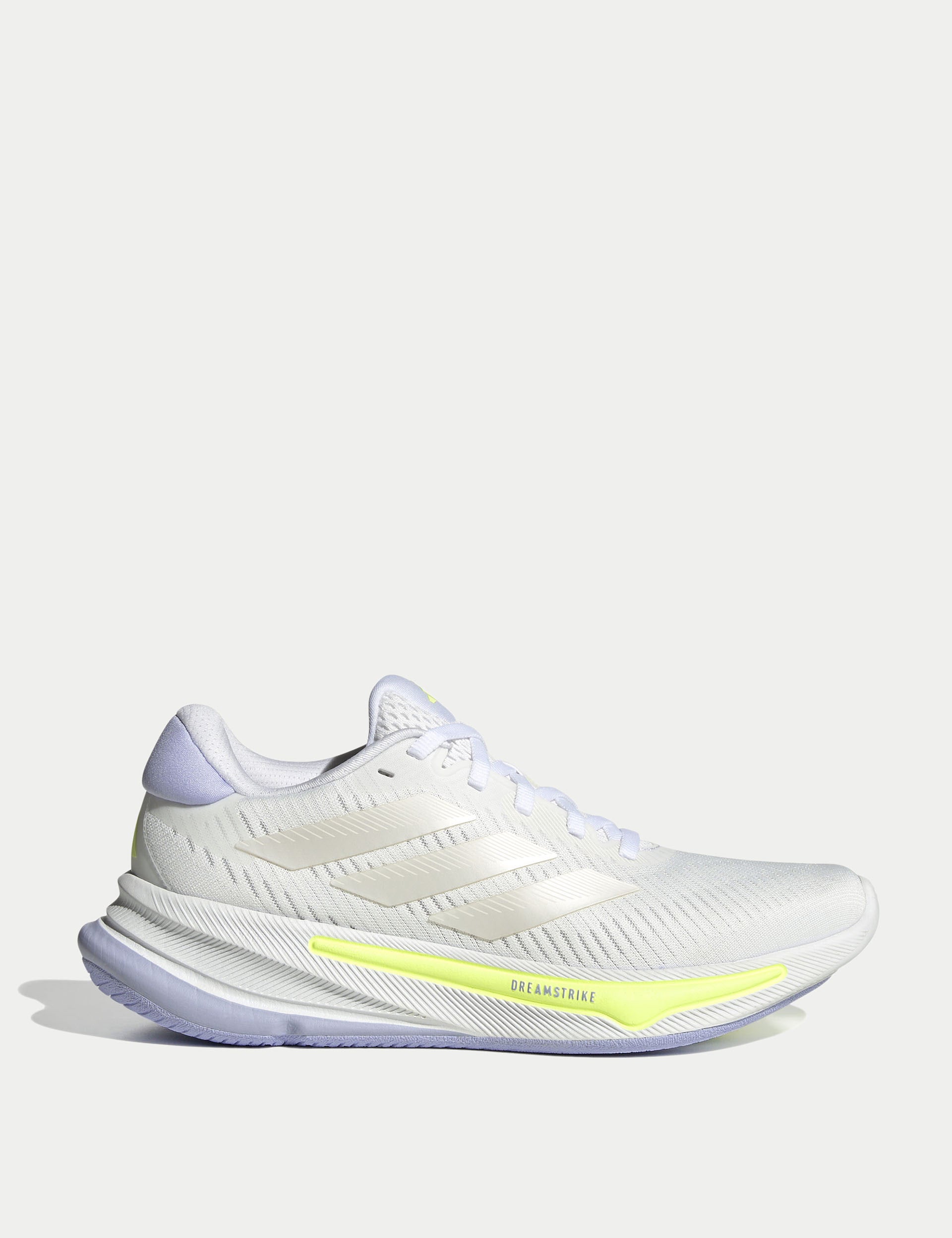 Supernova Ease Running Shoes for Men & Women - Lightweight Cloud White/Zero Metallic/Violet Tone Athletic Sneakers | Perfect for Jogging, Gym Workouts & Casual Wear