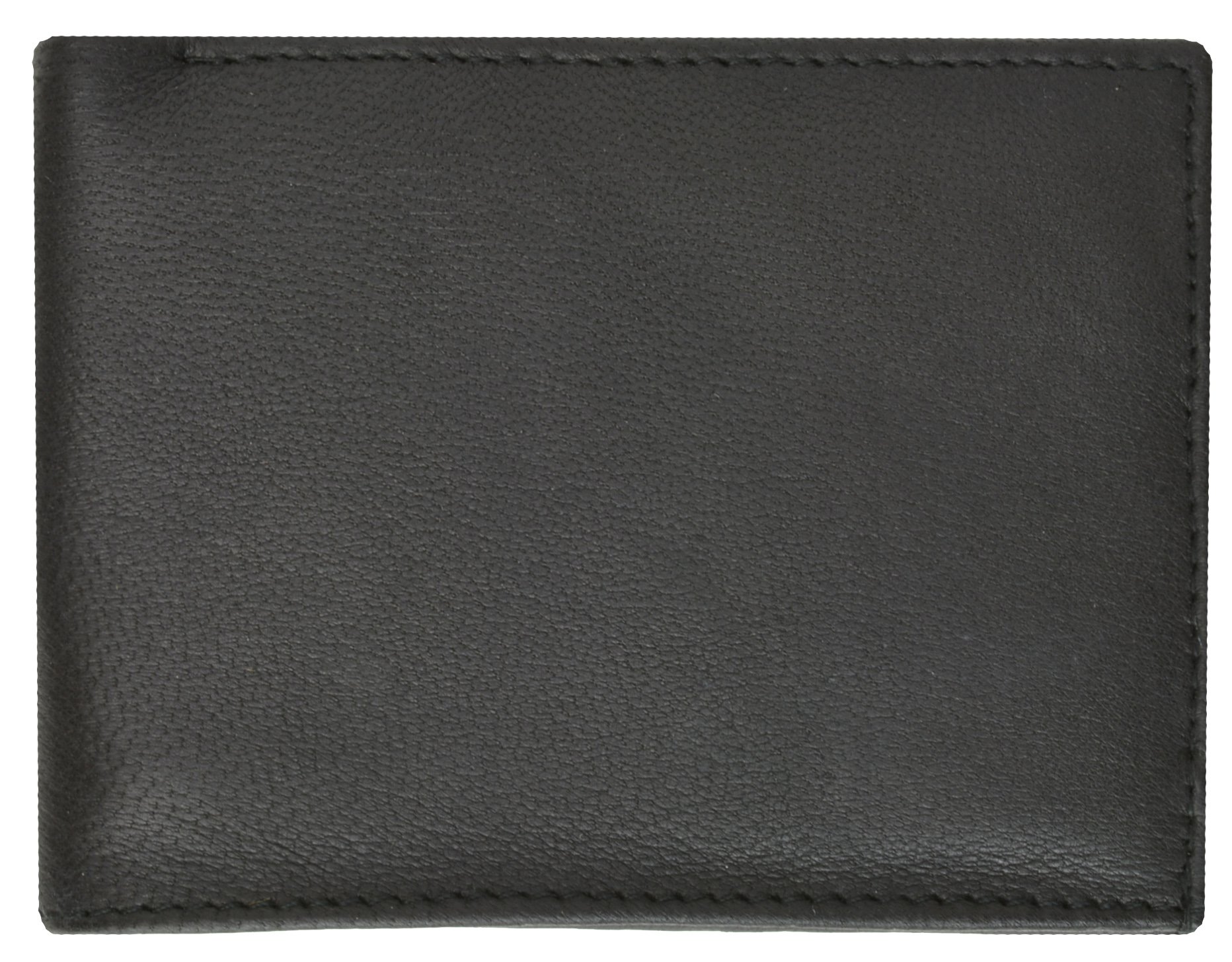 Marshal® Genuine Leather Men's Bifold Wallet with Coin Pocket - Slim RFID Blocking Wallet for Men - Perfect Gift for Dad, Husband, Boyfriend (Black) - Includes Free Organza Gift Bag | Business, Travel & Everyday Carry