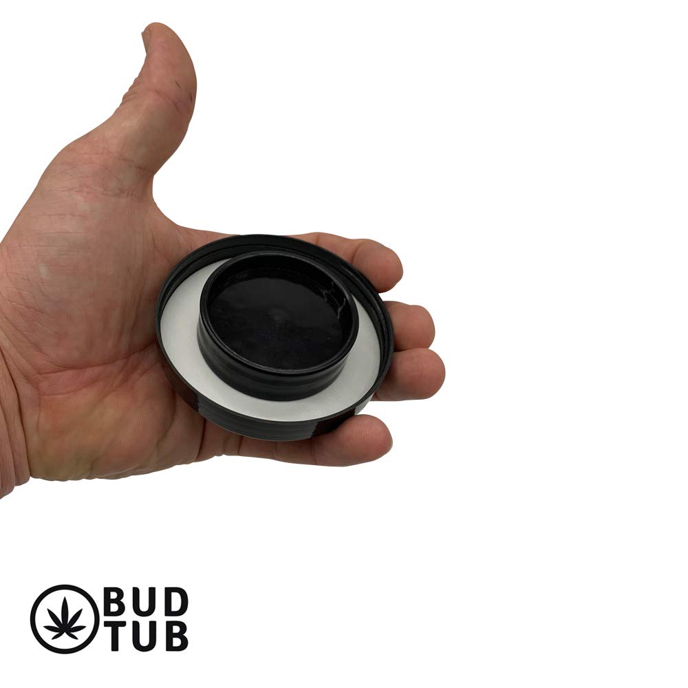 Airtight Smell Proof Herb Storage Jar with Magnetic Grinder & Shake Separator - Mini Plastic Container with Dual Seals for Freshness | Perfect for Kitchen, Travel & Cannabis Storage