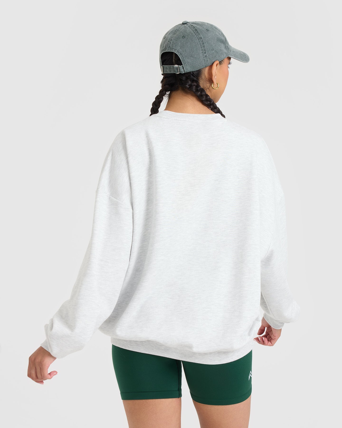Oner Lightweight Sweatshirt for Men & Women | Soft Comfortable Pullover Hoodie | Light Grey Marl | Casual Loungewear & Streetwear Fashion