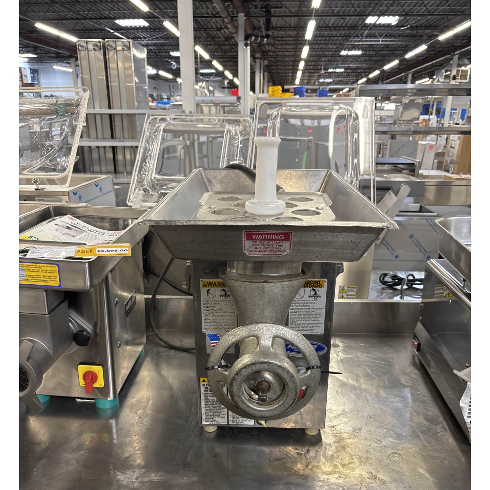 Used Biro 922SS Manual Feed Grinder with Aluminum Head - Commercial Meat Processing Equipment for Butcher Shops & Restaurants