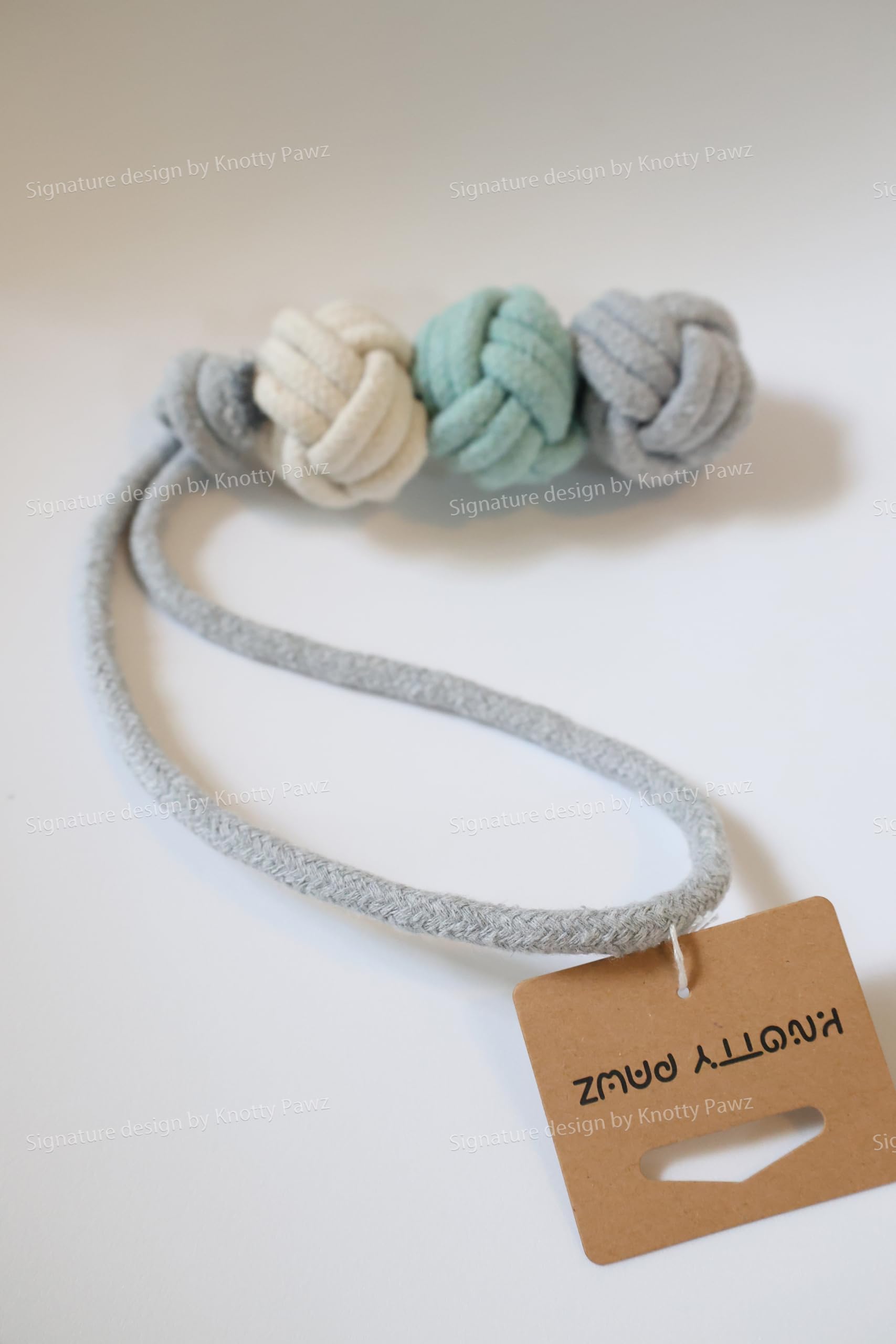 **Mint Ice Cream Rope Balls Puppy Tug Toy – Handmade Dog Chew Toys for Small Dogs, Durable Tug-of-War Rope Ball – Perfect Puppy Gift & Eco-Friendly Pet Toy – Great for Playtime, Training & Bonding**
