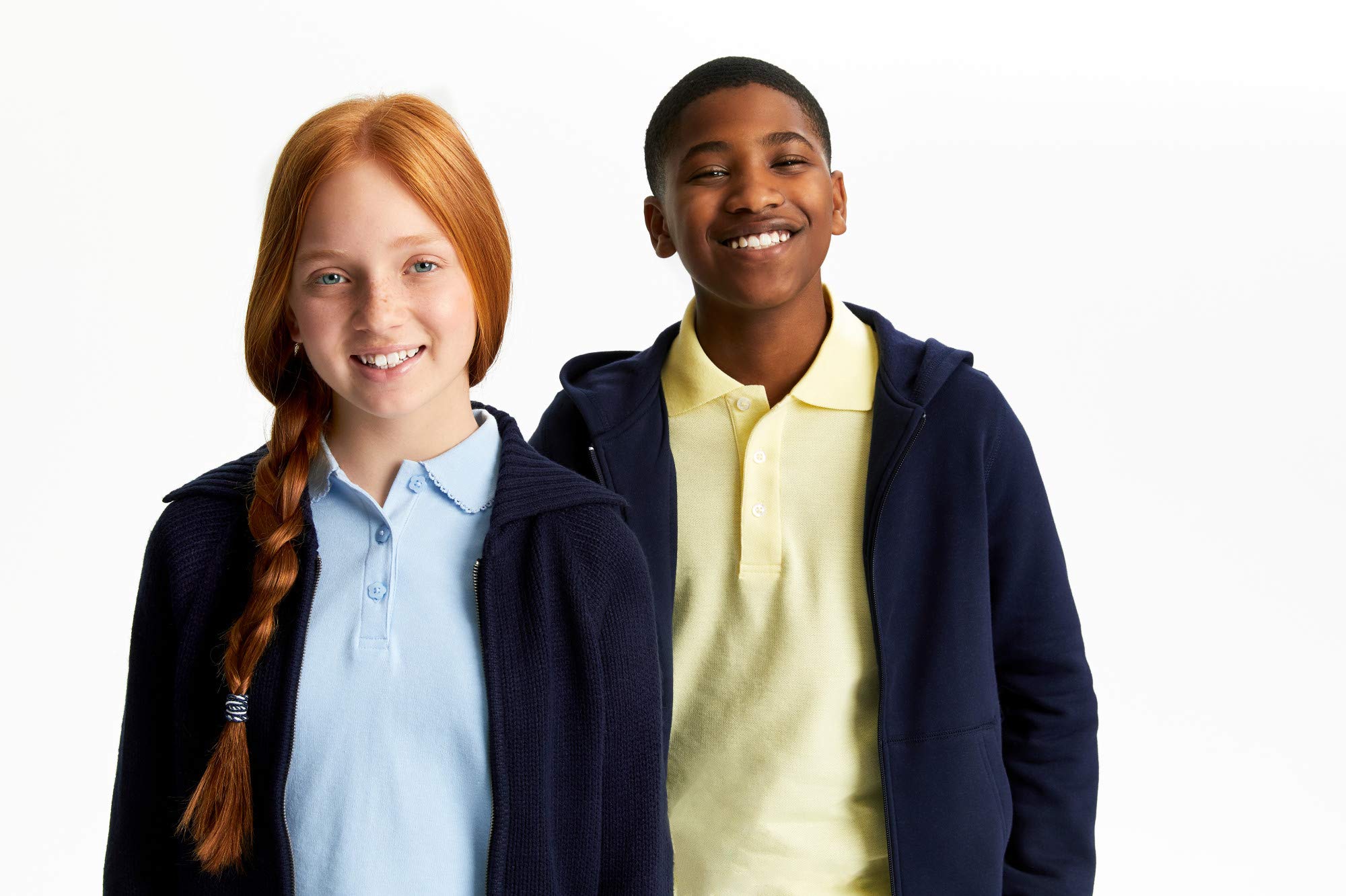 French Toast Pique Polo Shirt - Long Sleeve School Uniform for Boys & Girls | Comfortable Cotton Blend for Classrooms, Sports & Everyday Wear