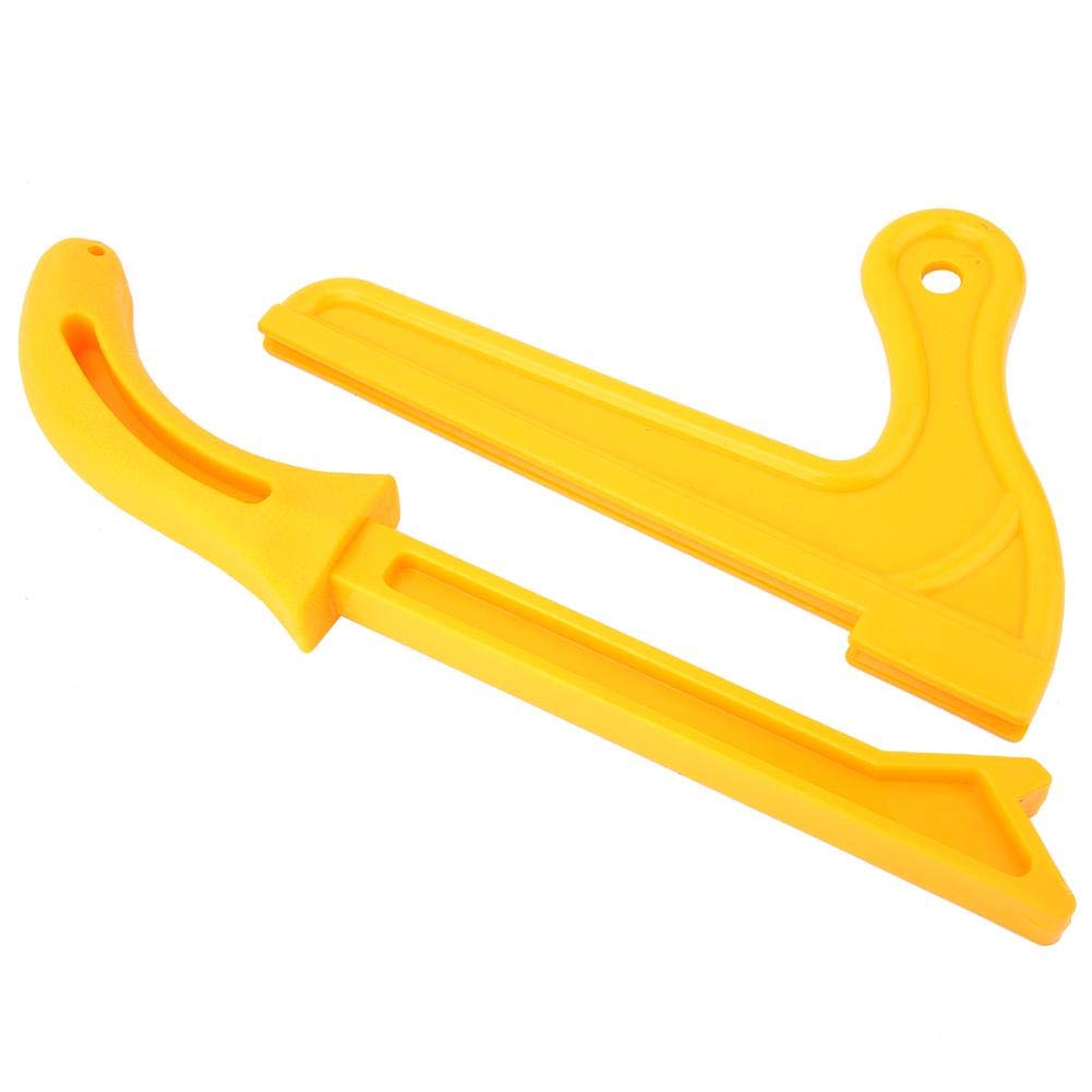 Safety Push Block - Durable Plastic Steady Grip Woodworking Push Stick for Band Saw, Shaper, Router & Table Saw | Perfect for Woodworking Safety & Precision Cutting