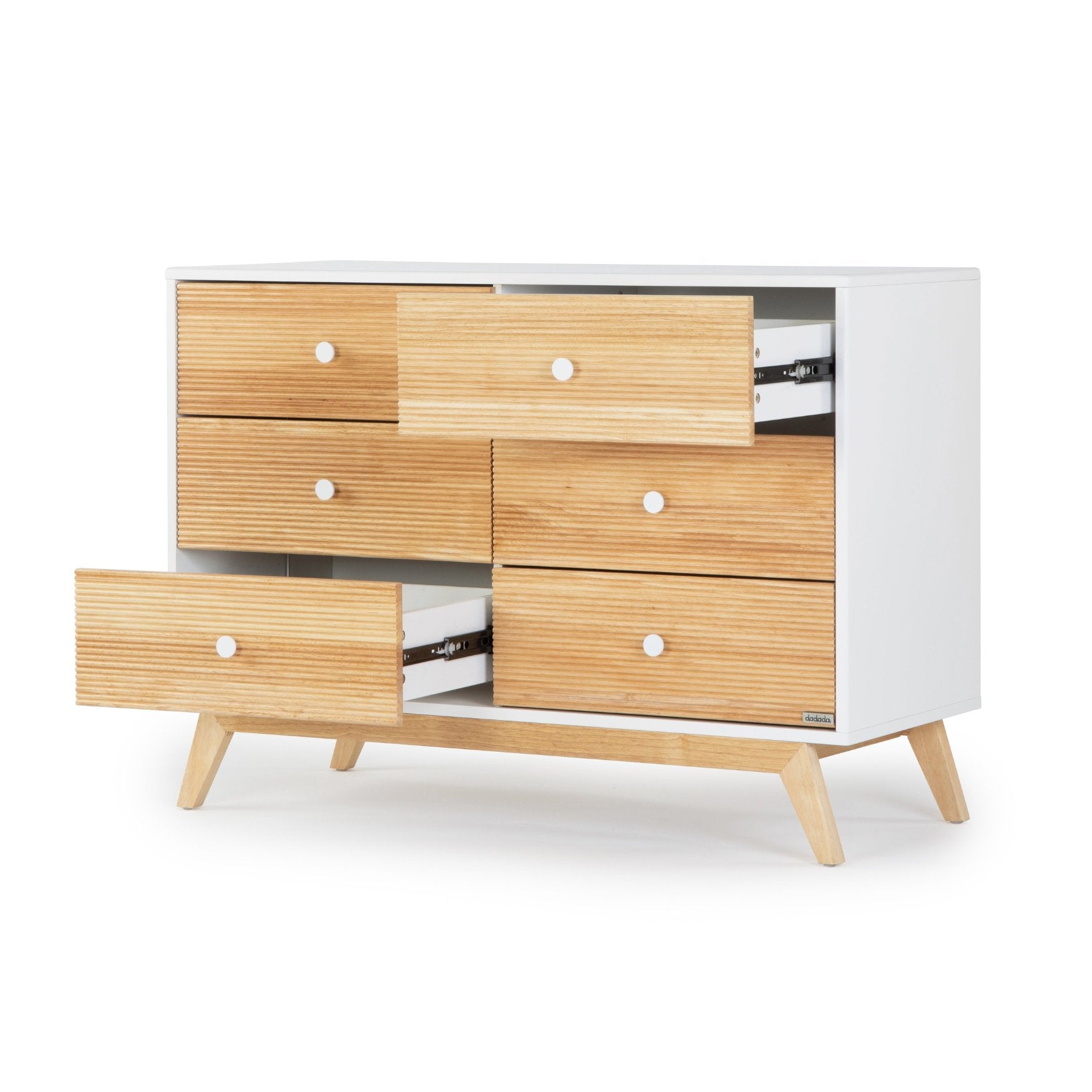 Merry 6 Drawer Dresser - Wooden Chest of Drawers for Bedroom Storage & Organization | Perfect for Clothes, Linens, and Home Decor