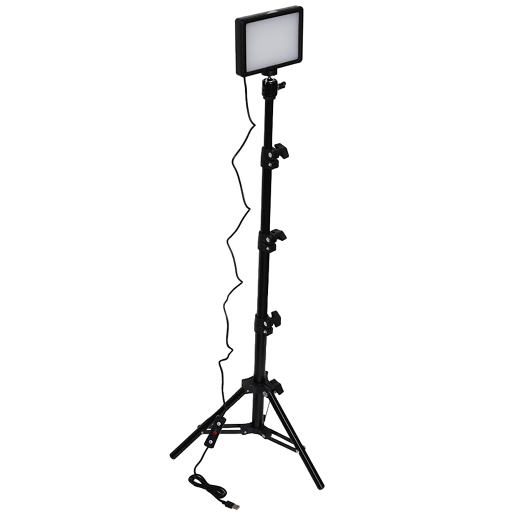 TDKFDWSDOA Bracket Photography Light - 66 LED USB Rechargeable Selfie Light with Soft Glow for Food Photography, Vlogging & Makeup